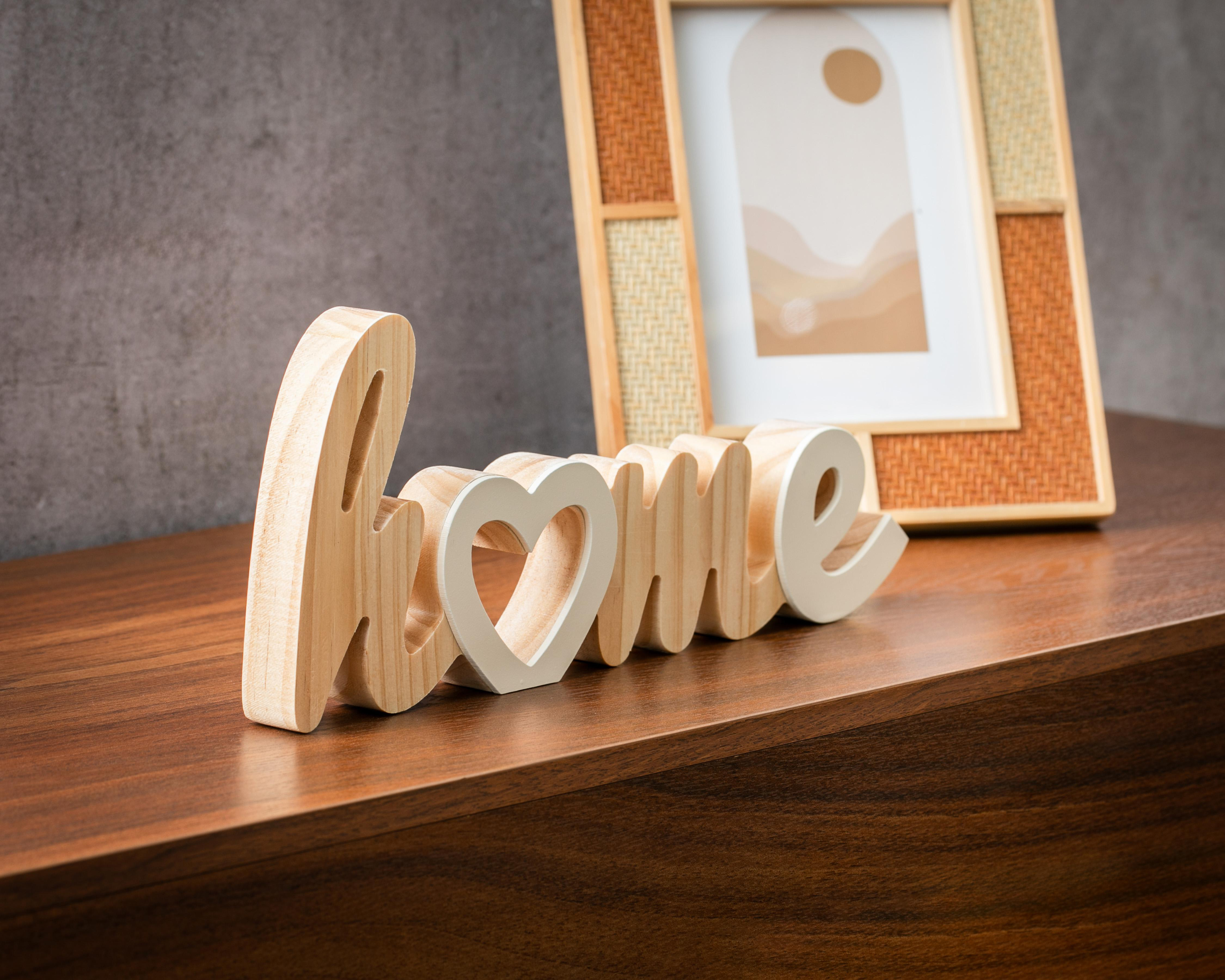 Foto 5 pulgar | Letrero Decorativo Corazina de Madera