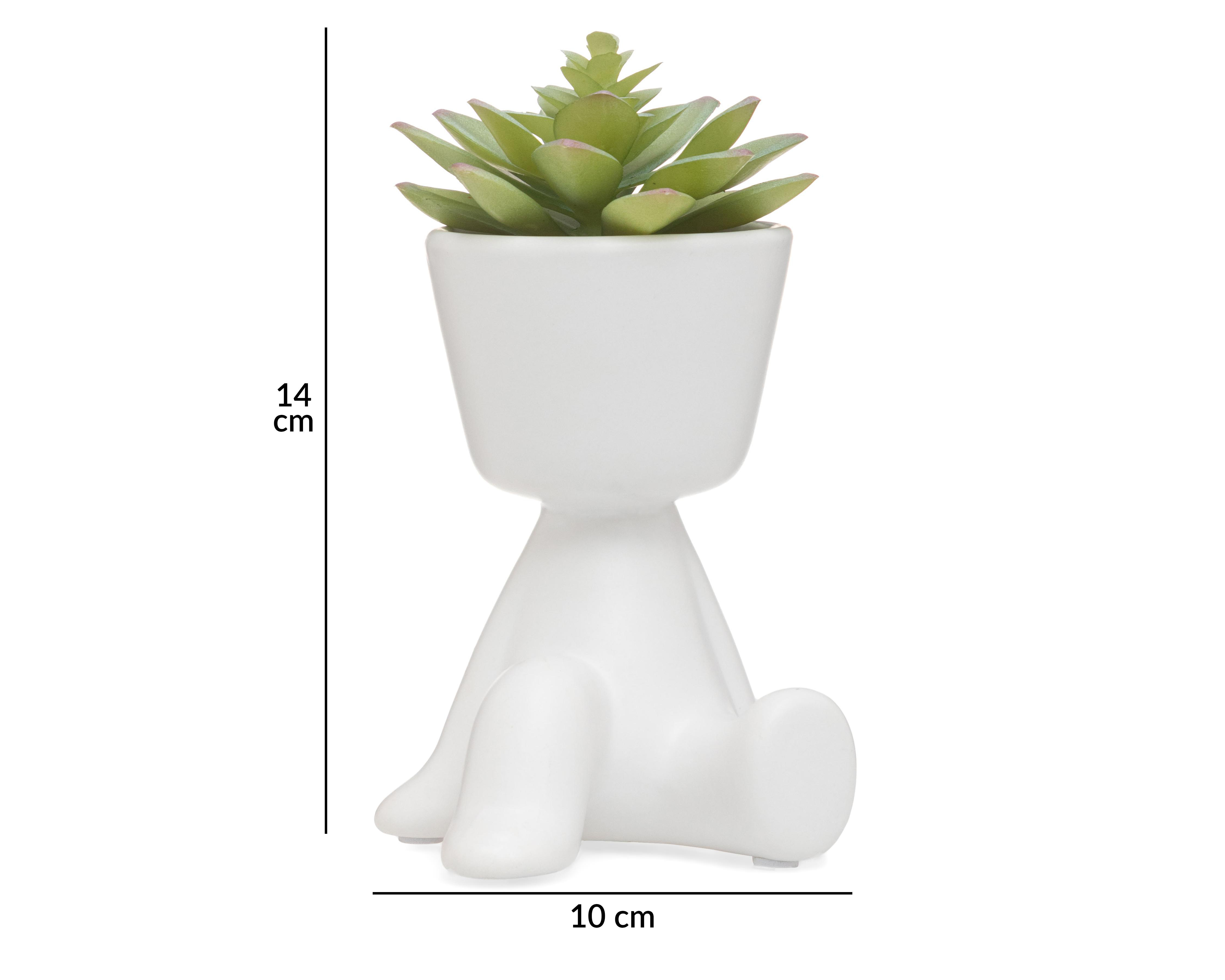 Foto 5 | Suculenta Artificial con Maceta Starhaus 14 cm