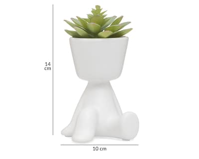 Foto 5 | Suculenta Artificial con Maceta Starhaus 14 cm