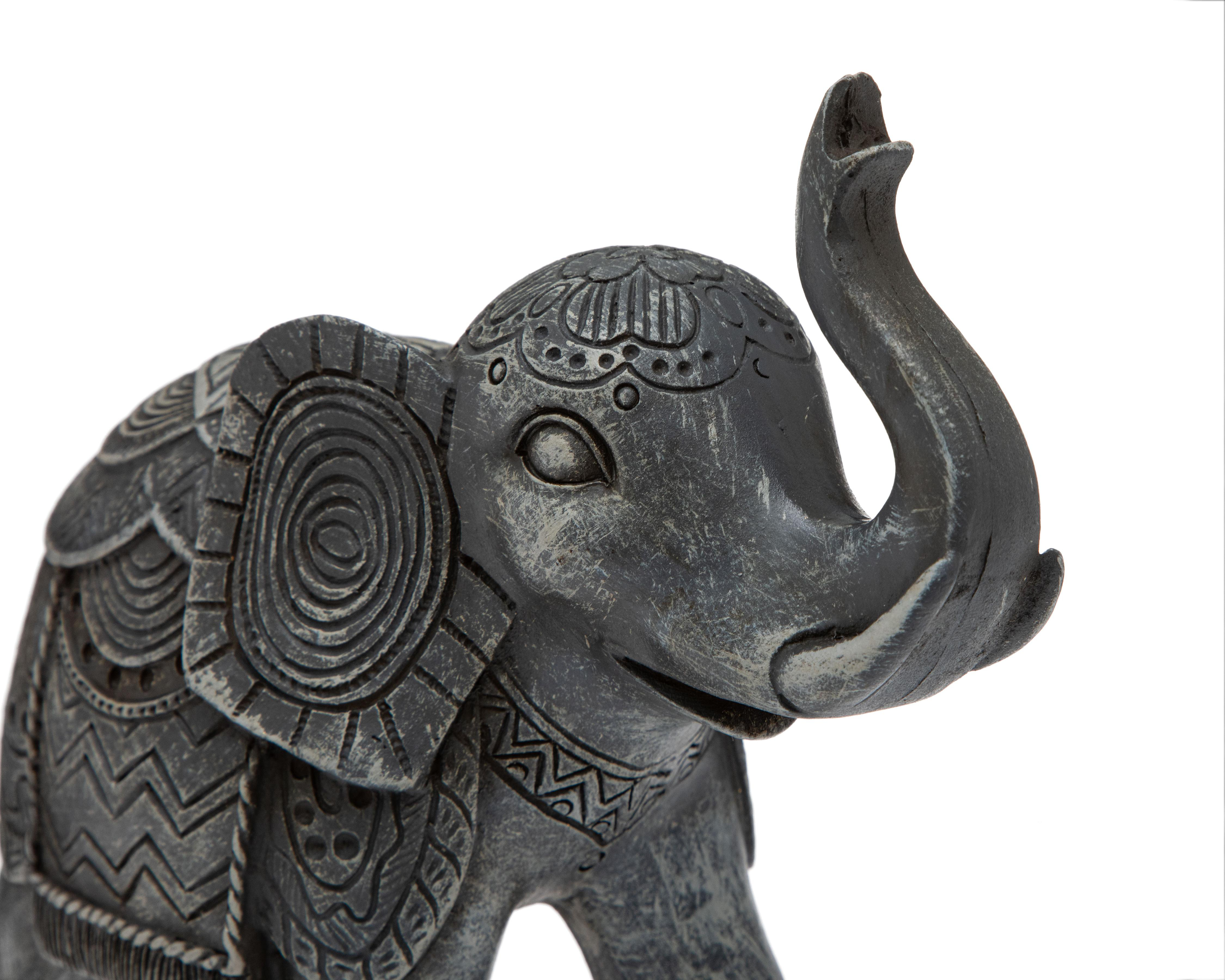 Foto 5 pulgar | Escultura de Elefante Zari de Resina