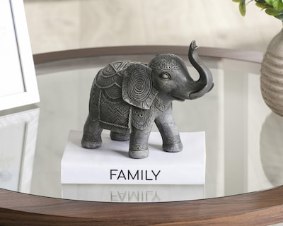 Foto 5 | Escultura de Elefante Zari de Resina