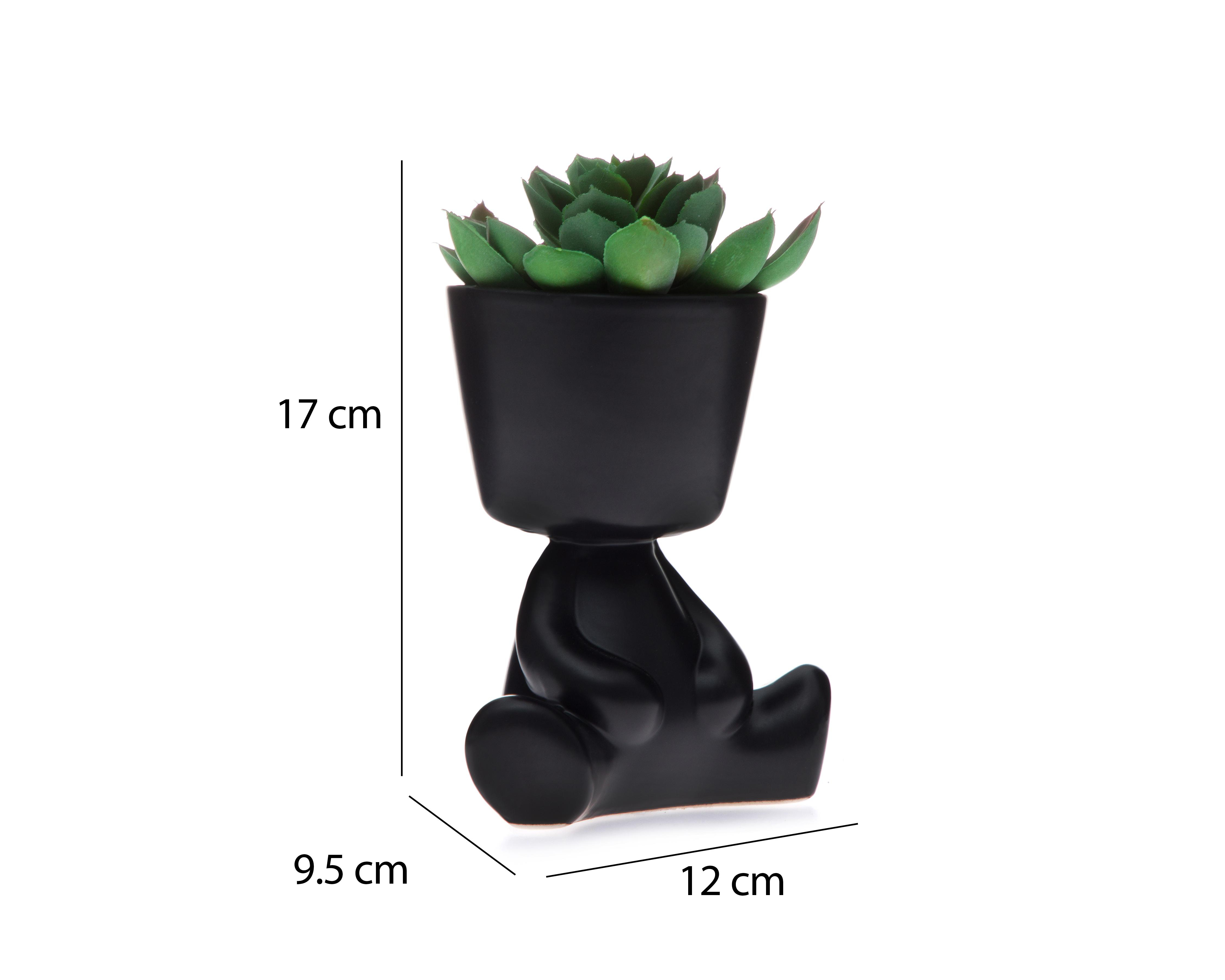 Foto 7 pulgar | Suculenta Artificial con Maceta Starhaus 17 cm