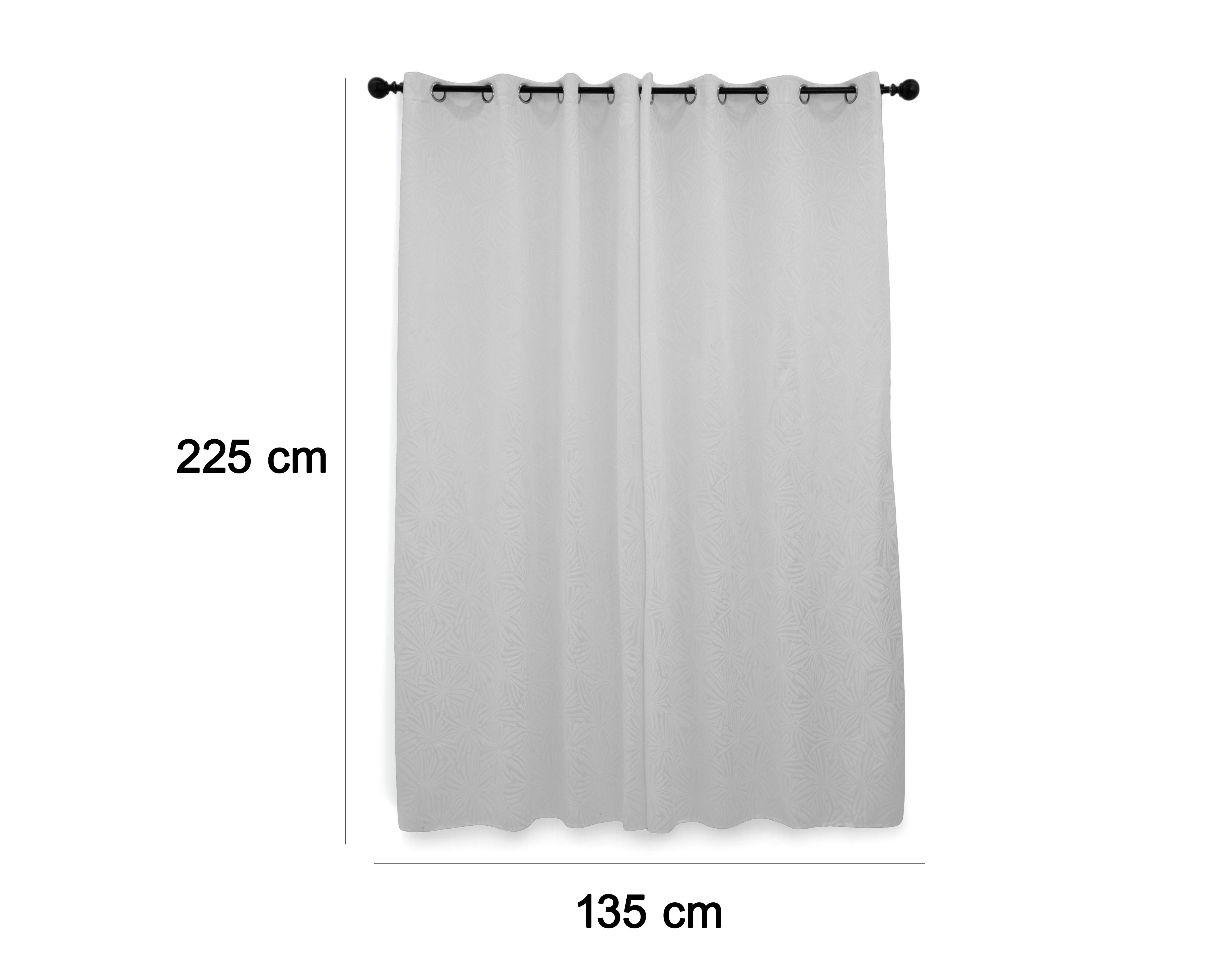 Foto 7 pulgar | Cortina Florian 135 x 225 cm Beige