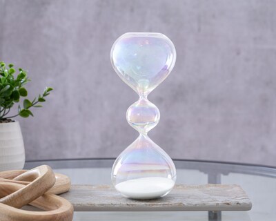 Foto 4 | Reloj de Arena Bow de Vidrio