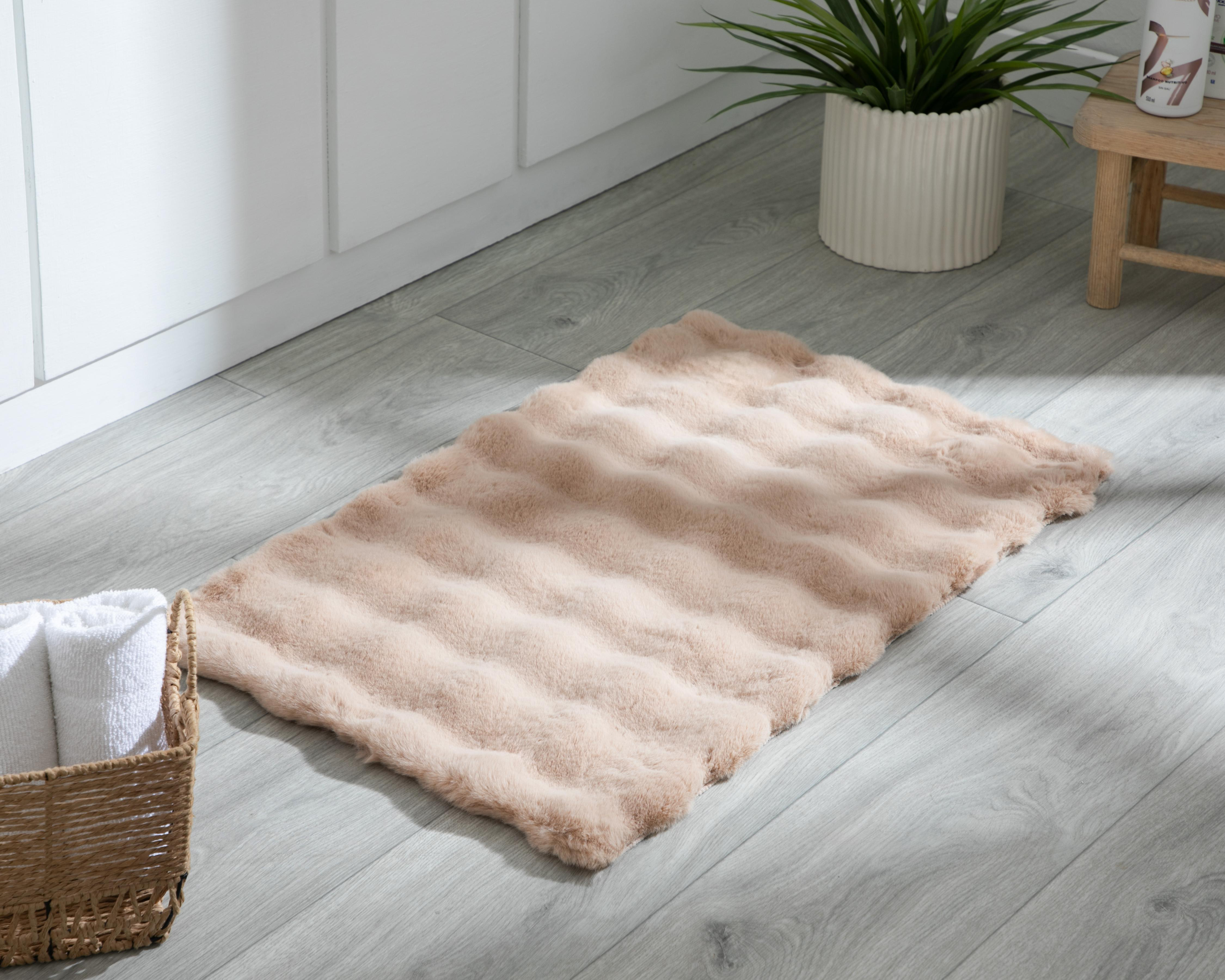 Foto 5 pulgar | Tapete para Baño Starhaus Beige