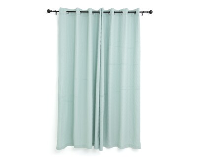 Foto 2 | Cortina Textura 3D Nikita 137 x 225 cm Verde