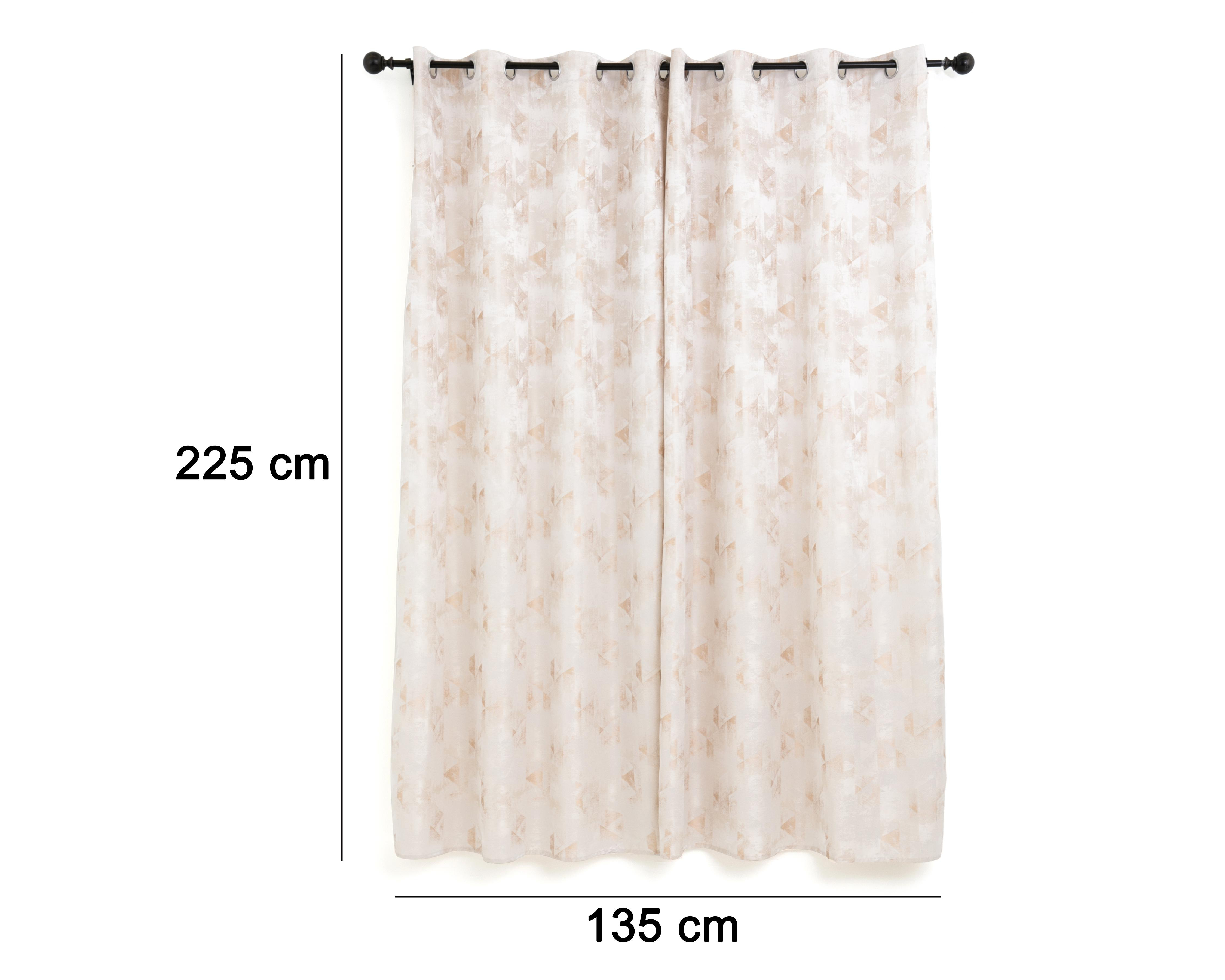 Foto 6 pulgar | Cortinas Africa 135 x 225 cm