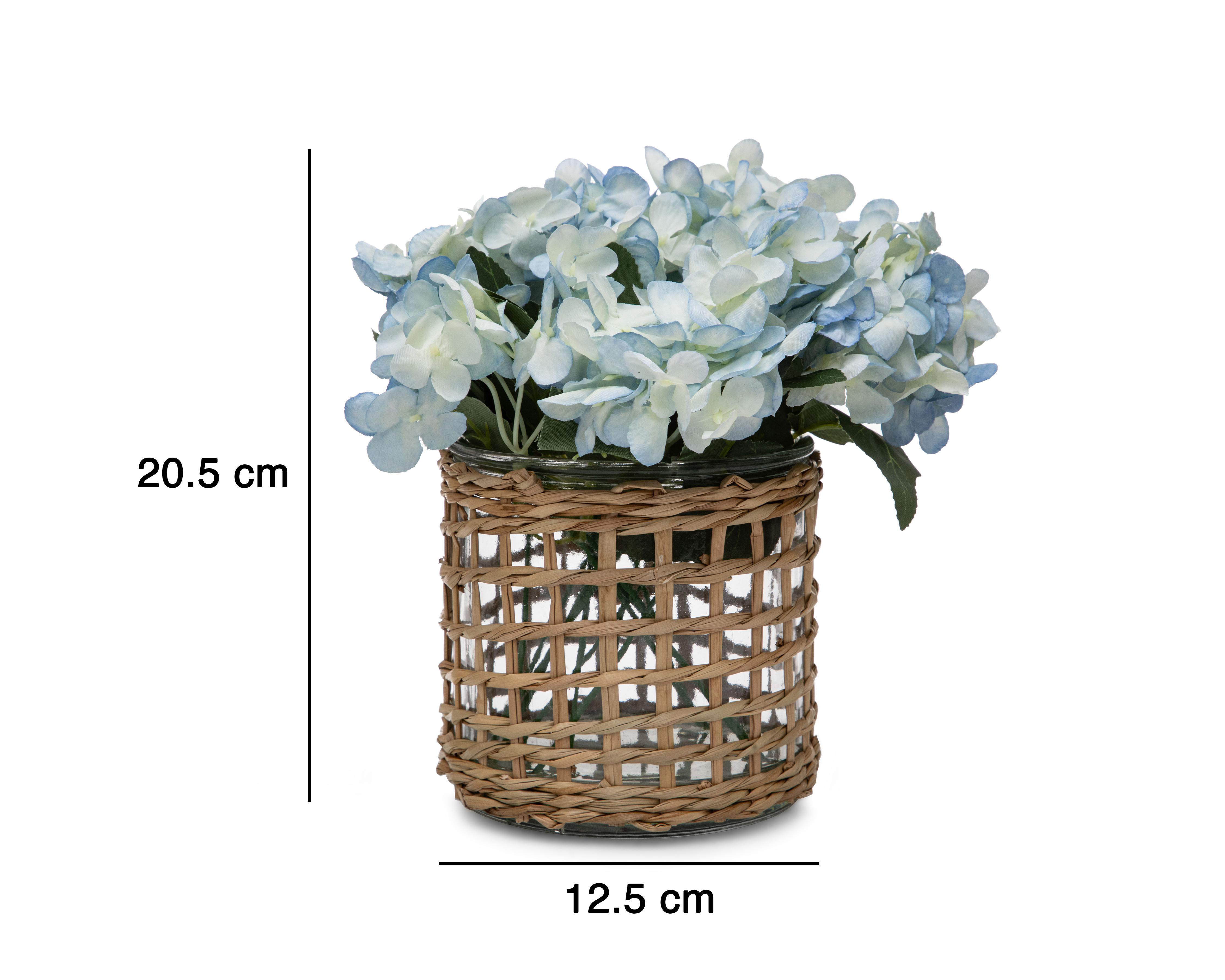 Foto 6 pulgar | Hortensia Artificial con Maceta Starhaus 20.5 cm