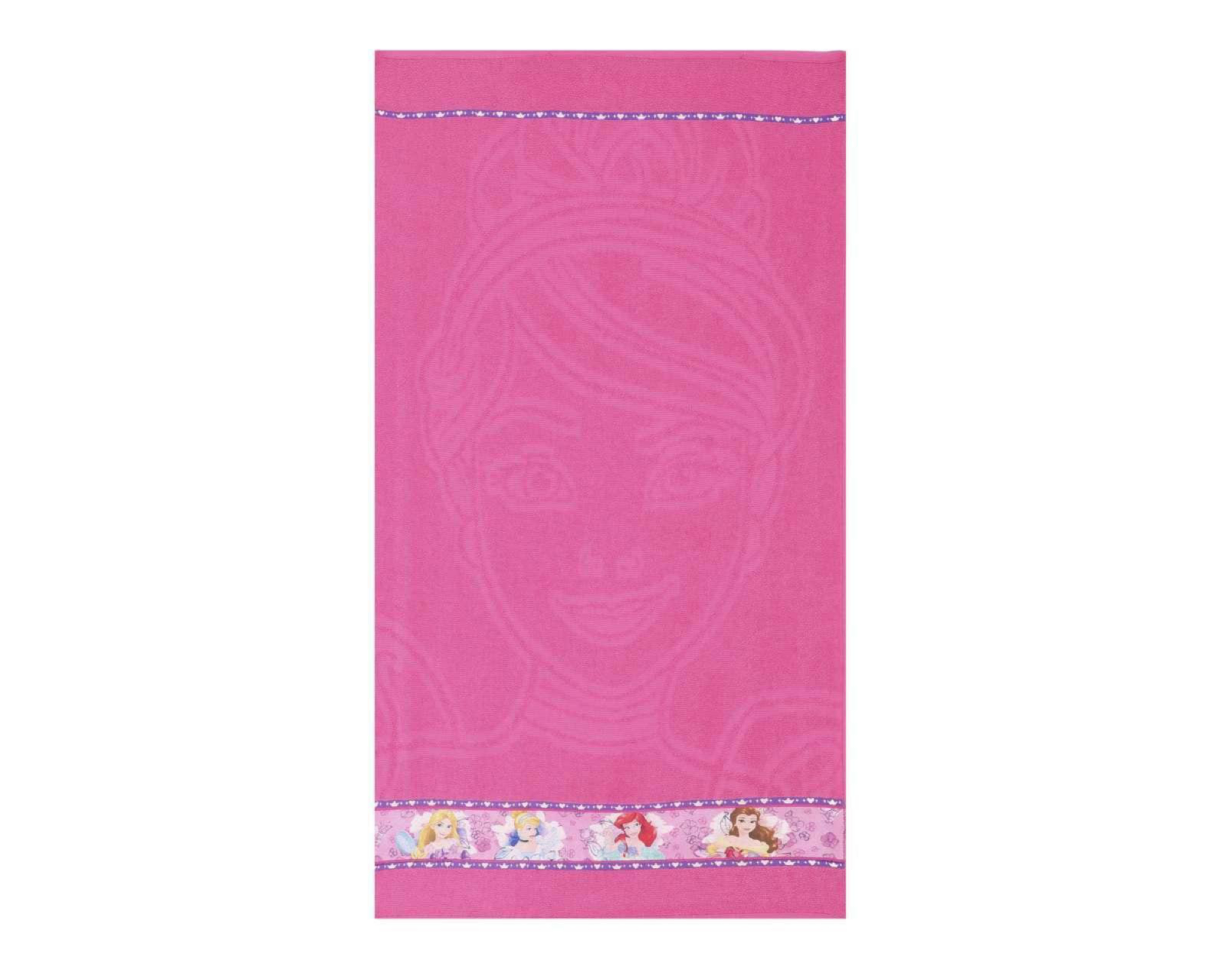 Toalla de Medio Baño Princesas MB Rosa