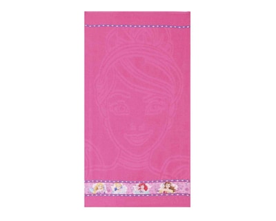 Foto 1 | Toalla de Medio Baño Princesas MB Rosa