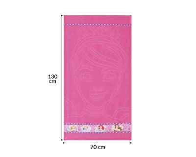 Foto 3 | Toalla de Medio Baño Princesas MB Rosa