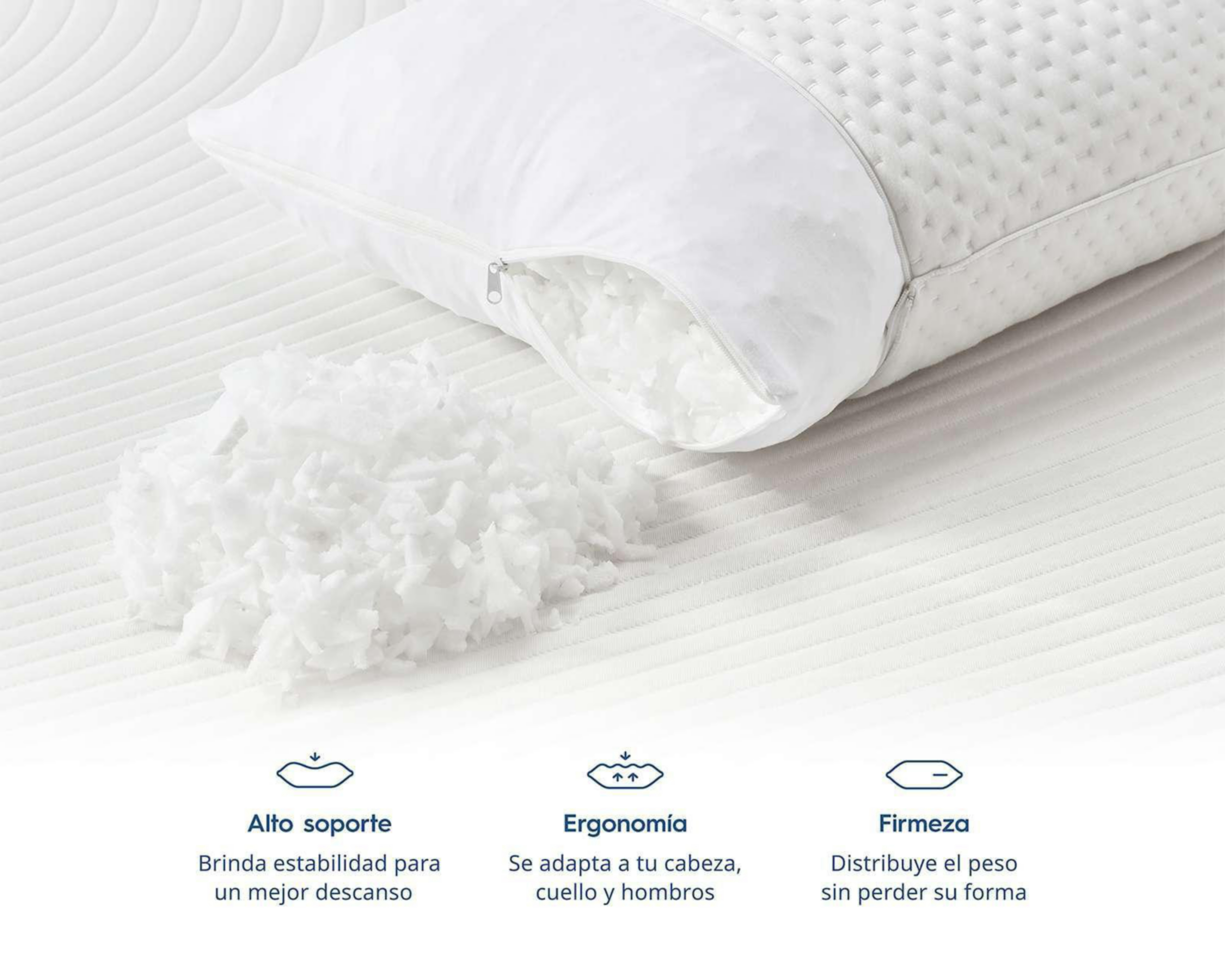 Foto 3 pulgar | Almohada Luuna Estándar Confort Ajustable