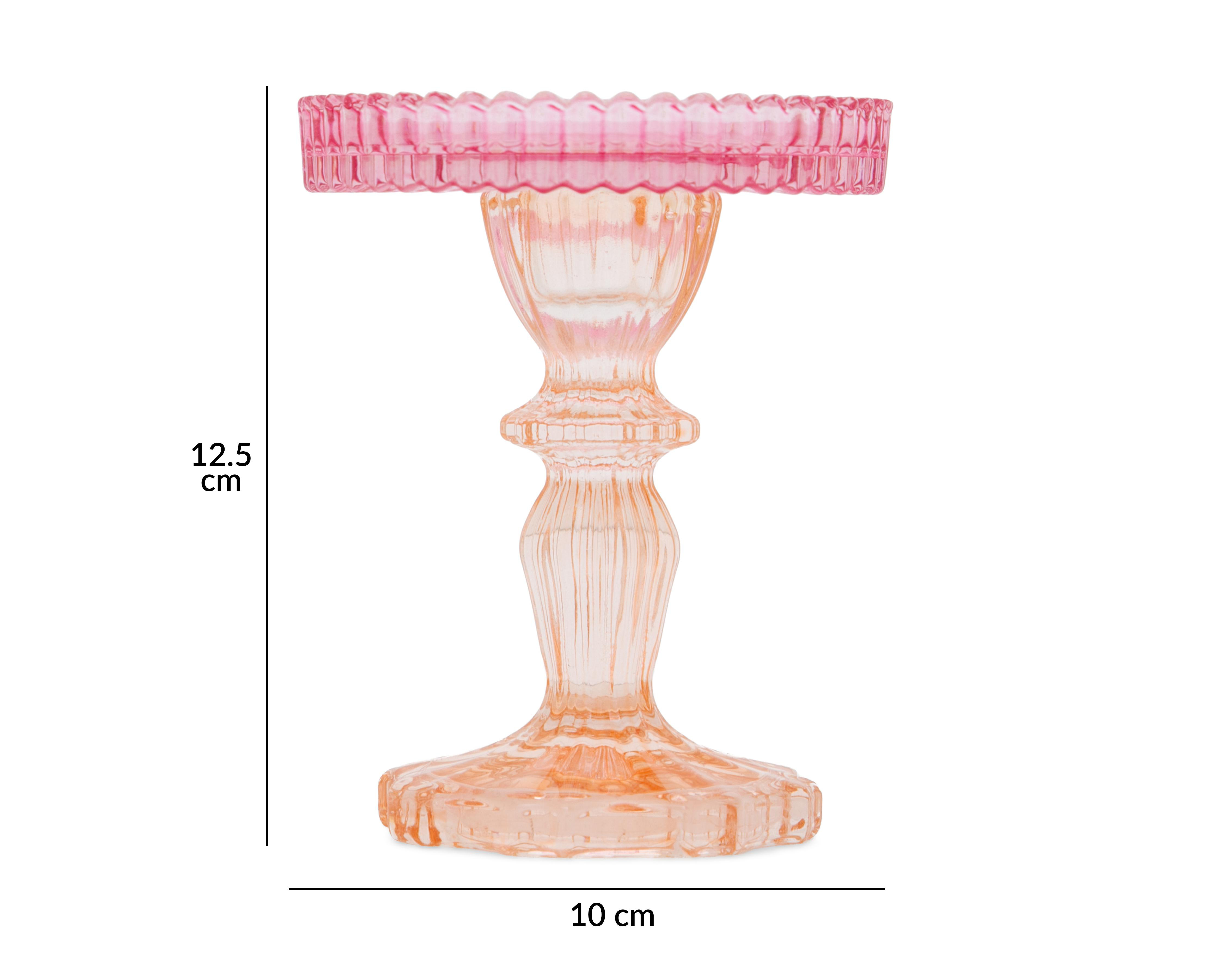 Foto 5 | Candelabro Ceres de Vidrio