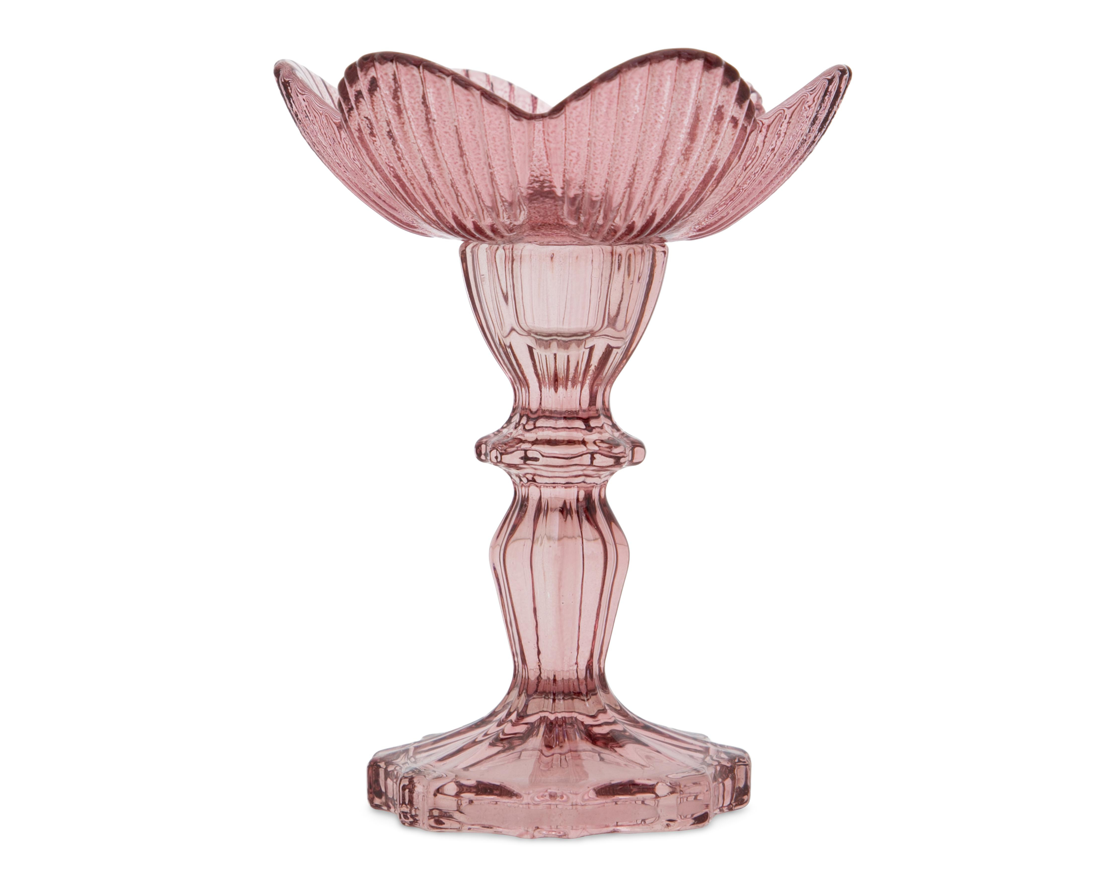 Candelabro de Flor Hygea de Vidrio