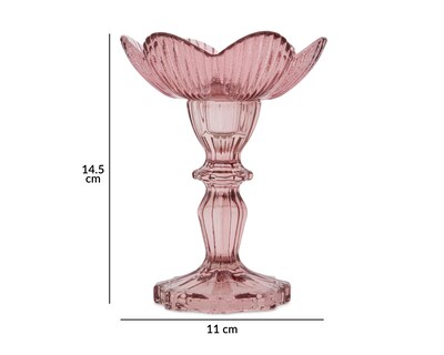 Foto 5 | Candelabro de Flor Hygea de Vidrio