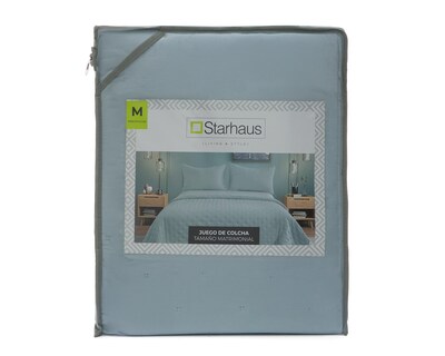 Foto 4 | Edredón Matrimonial Starhaus Riva Azul