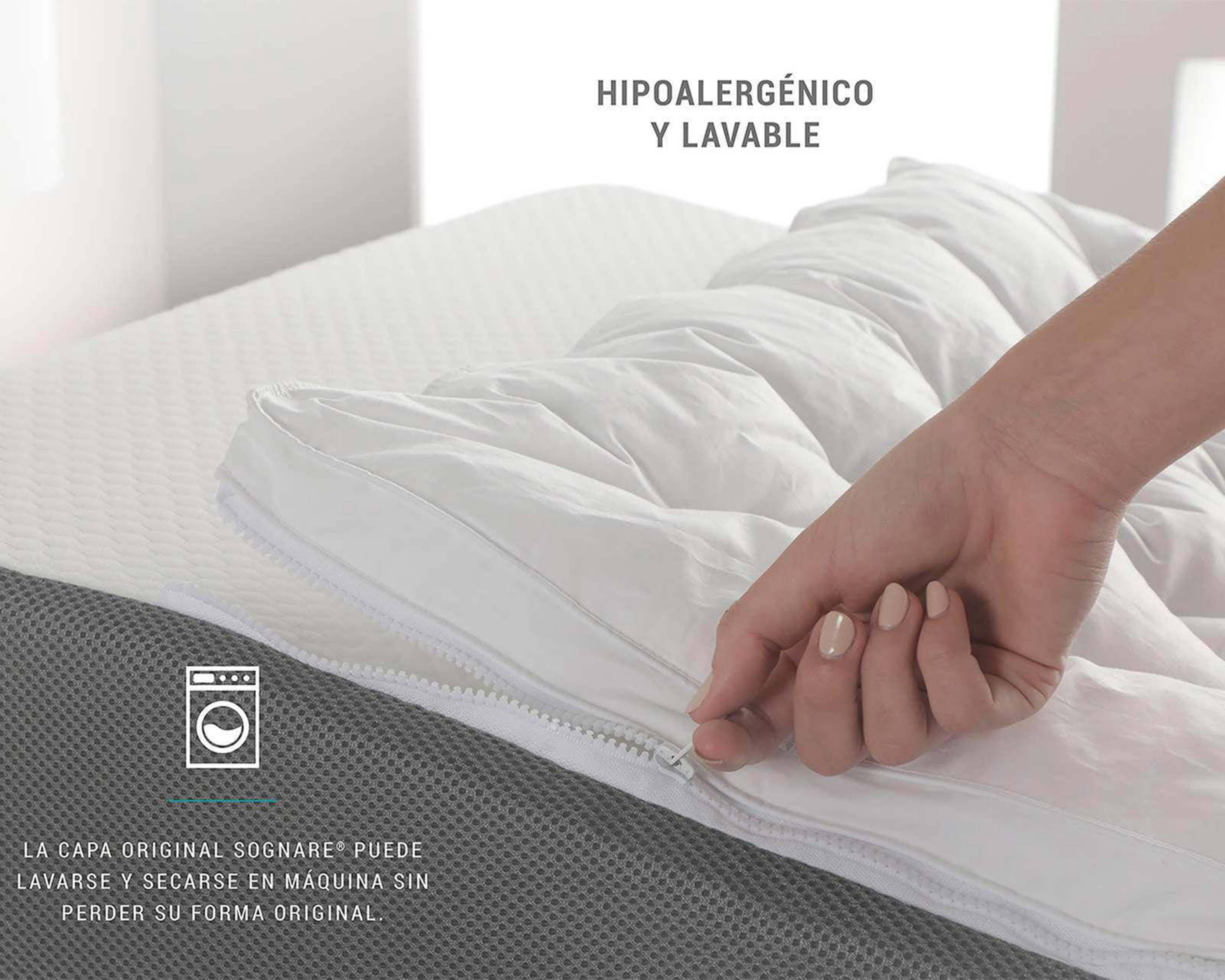 Foto 5 pulgar | Almohada Sognare Trucomfort Firme