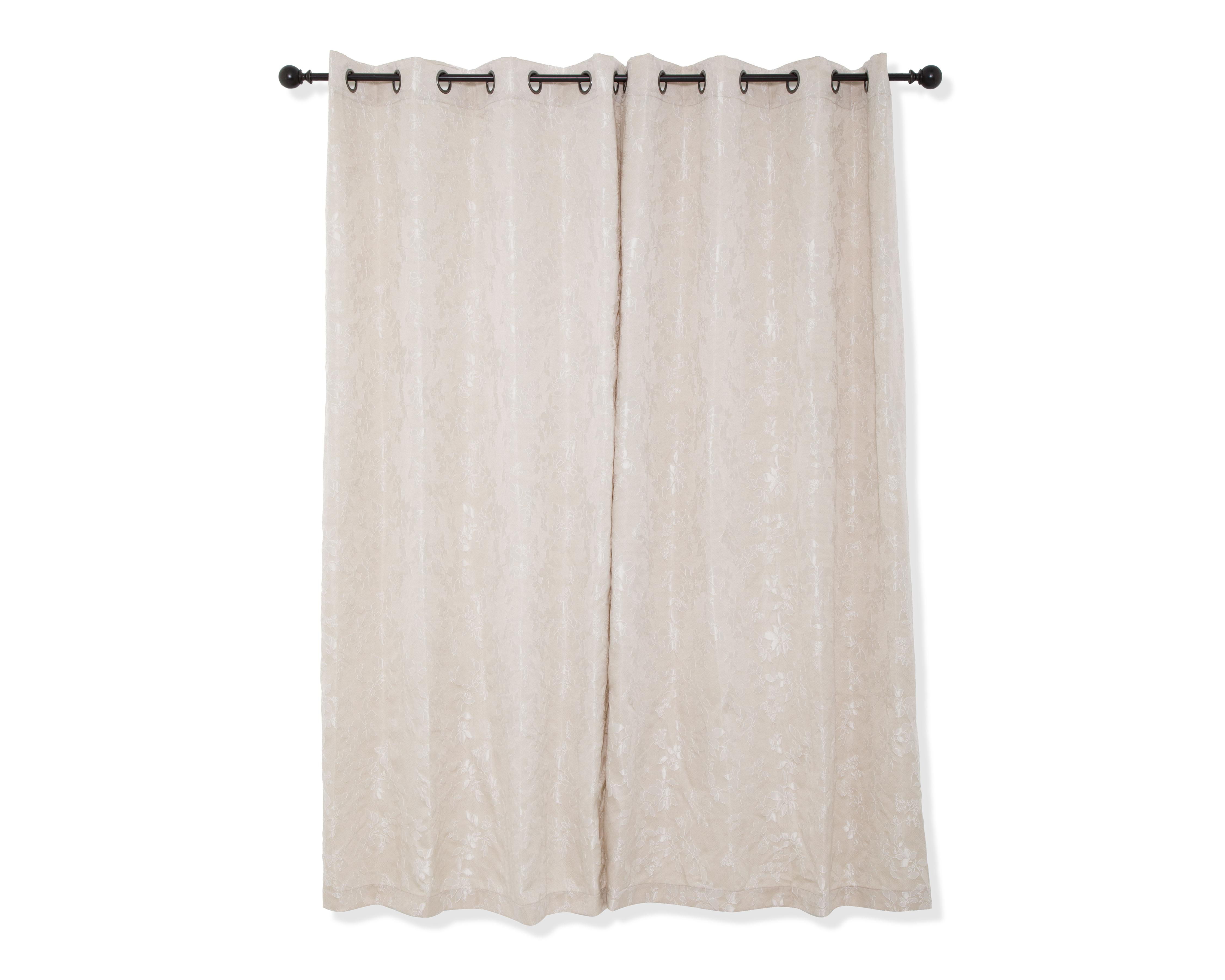Foto 3 pulgar | Cortina Jaycee 137 x 213 cm Beige
