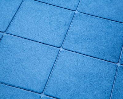Foto 5 | Cortina y Tapete para Baño Starhaus Azul 2 Piezas