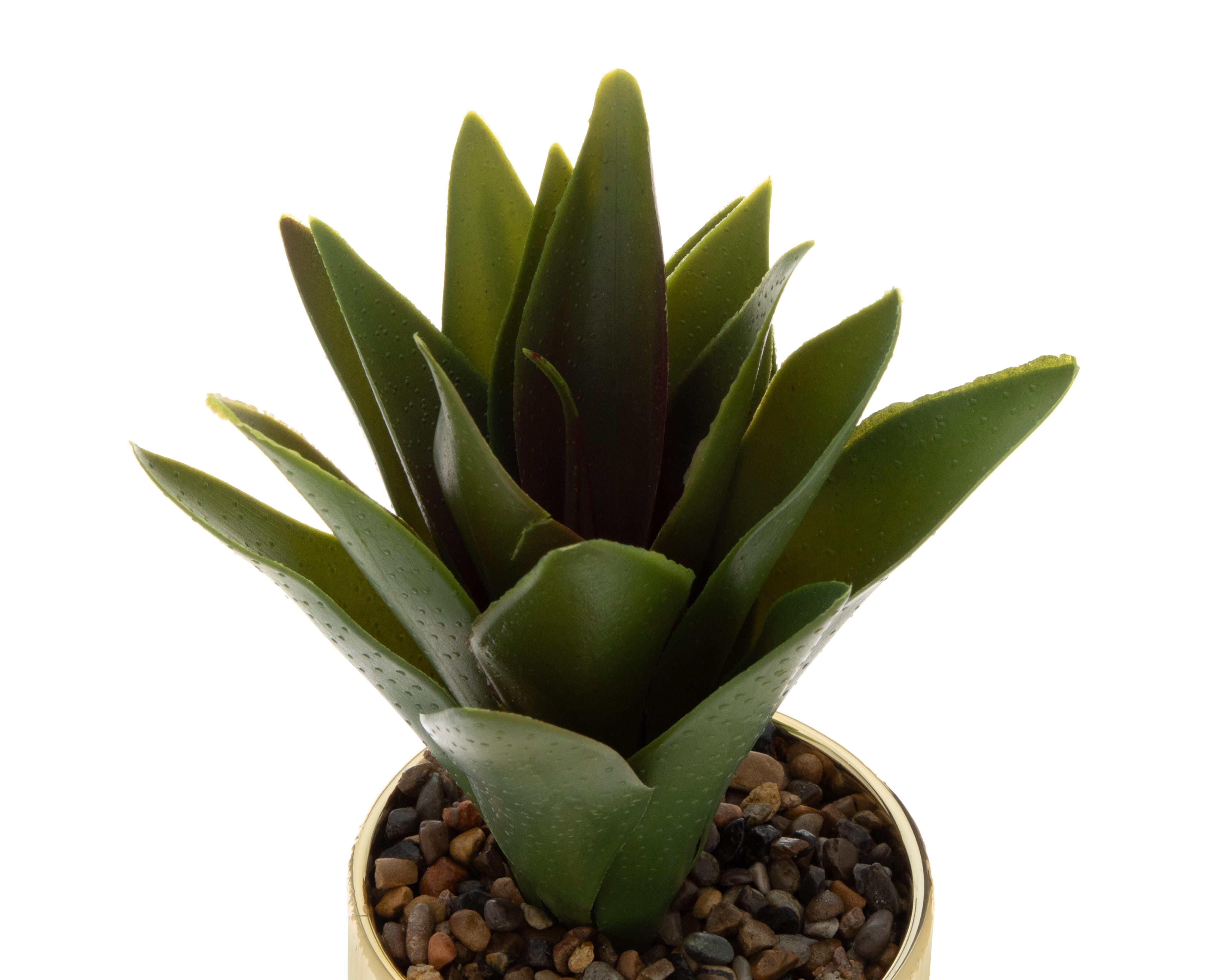 Foto 4 pulgar | Agave Artificial con Maceta Starhaus 25 cm