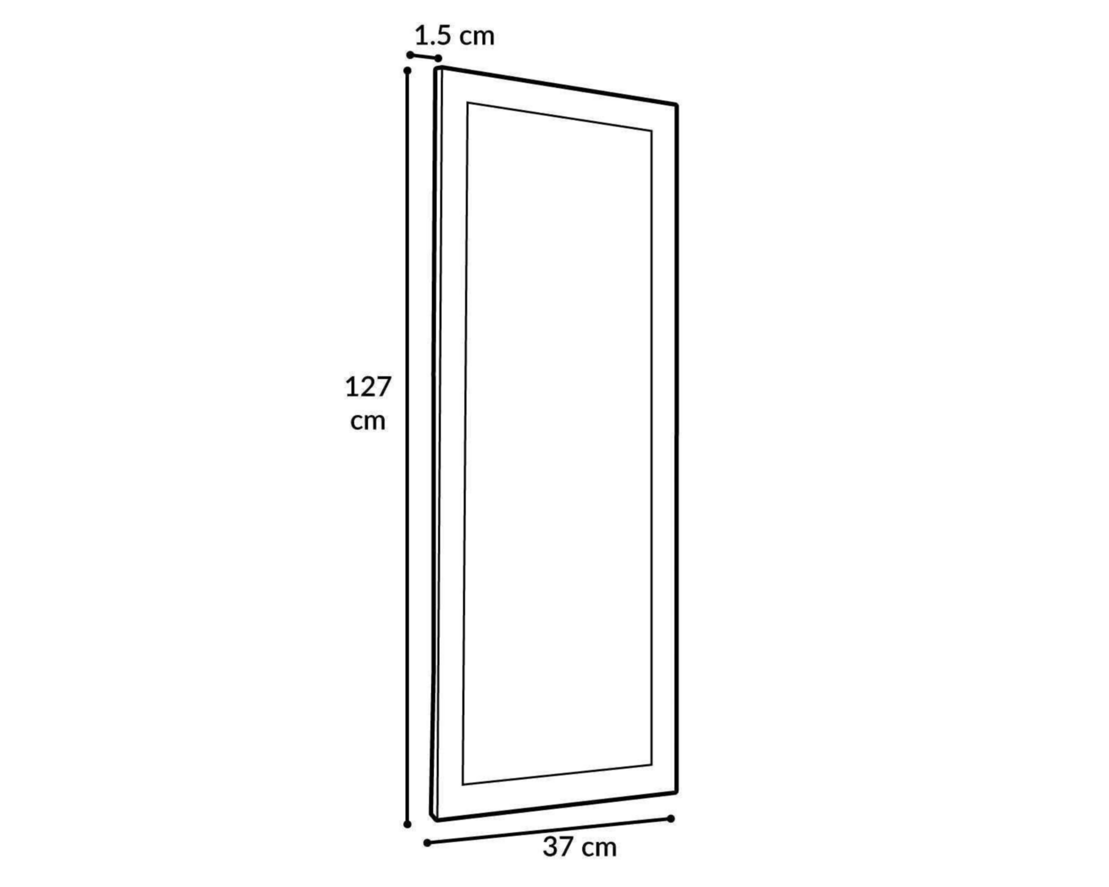 Foto 4 | Espejo B122 Rectangular