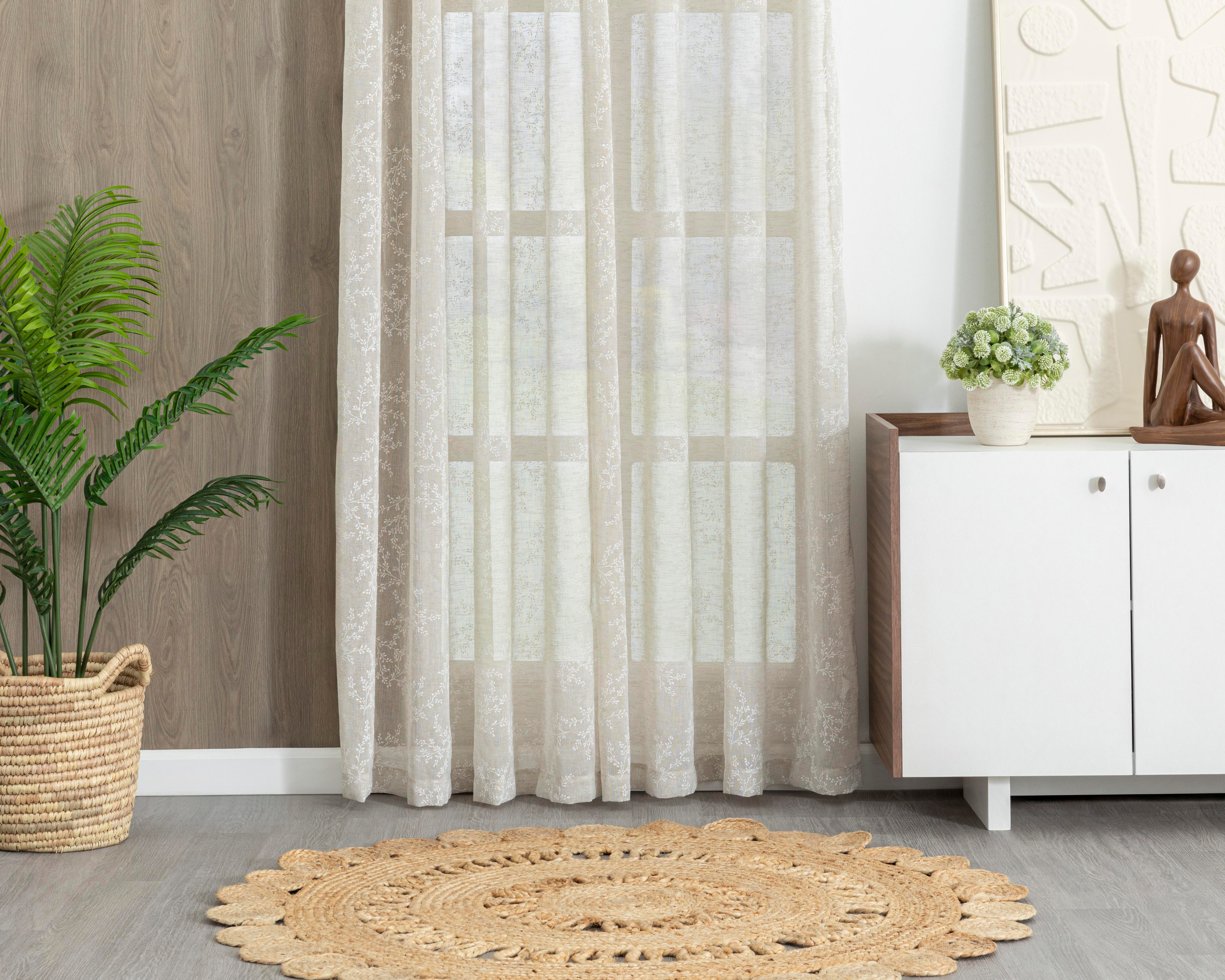 Foto 2 pulgar | Cortina Aime 137 x 225 cm Beige