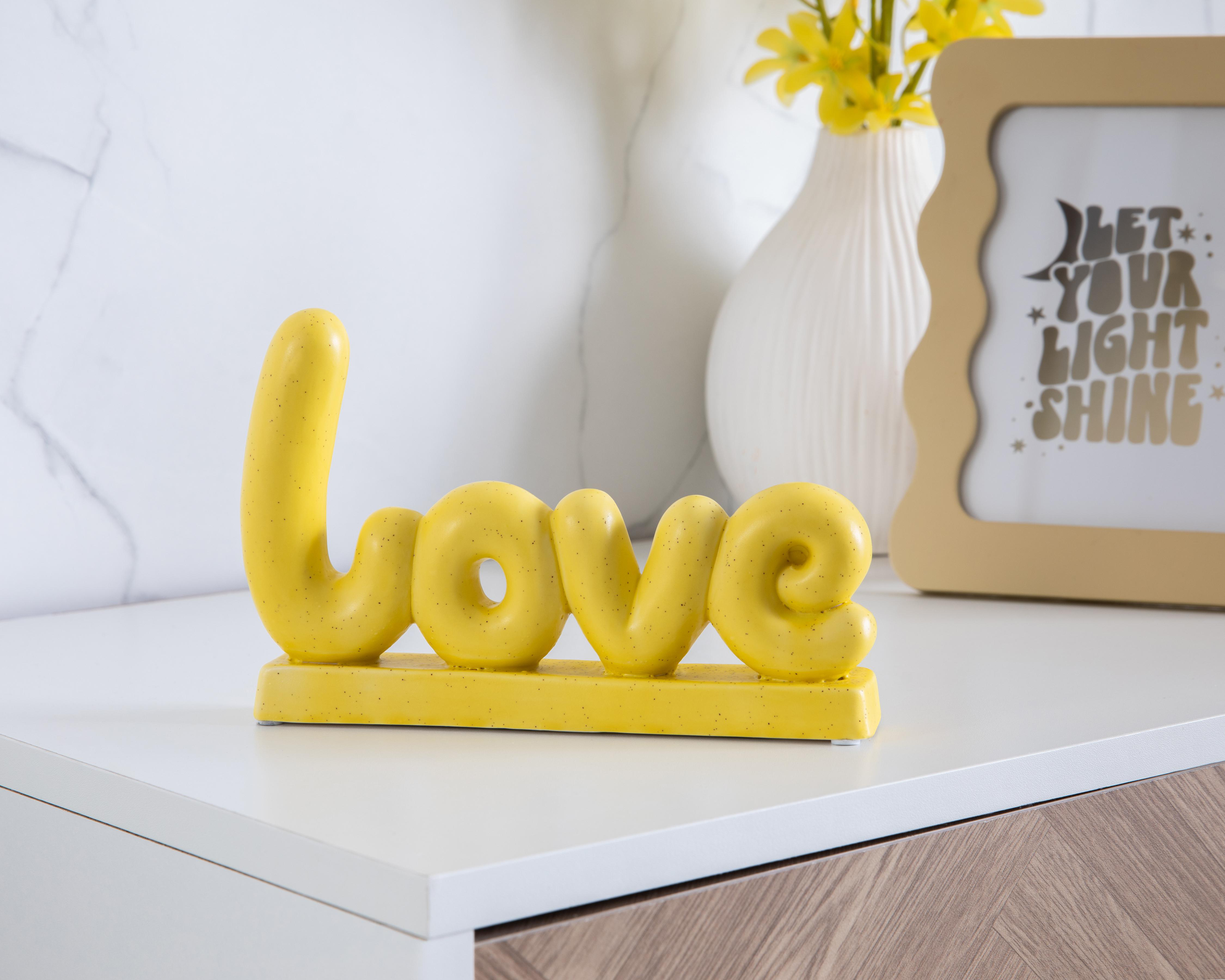 Foto 5 pulgar | Letrero Decorativo Loveu de Cerámica