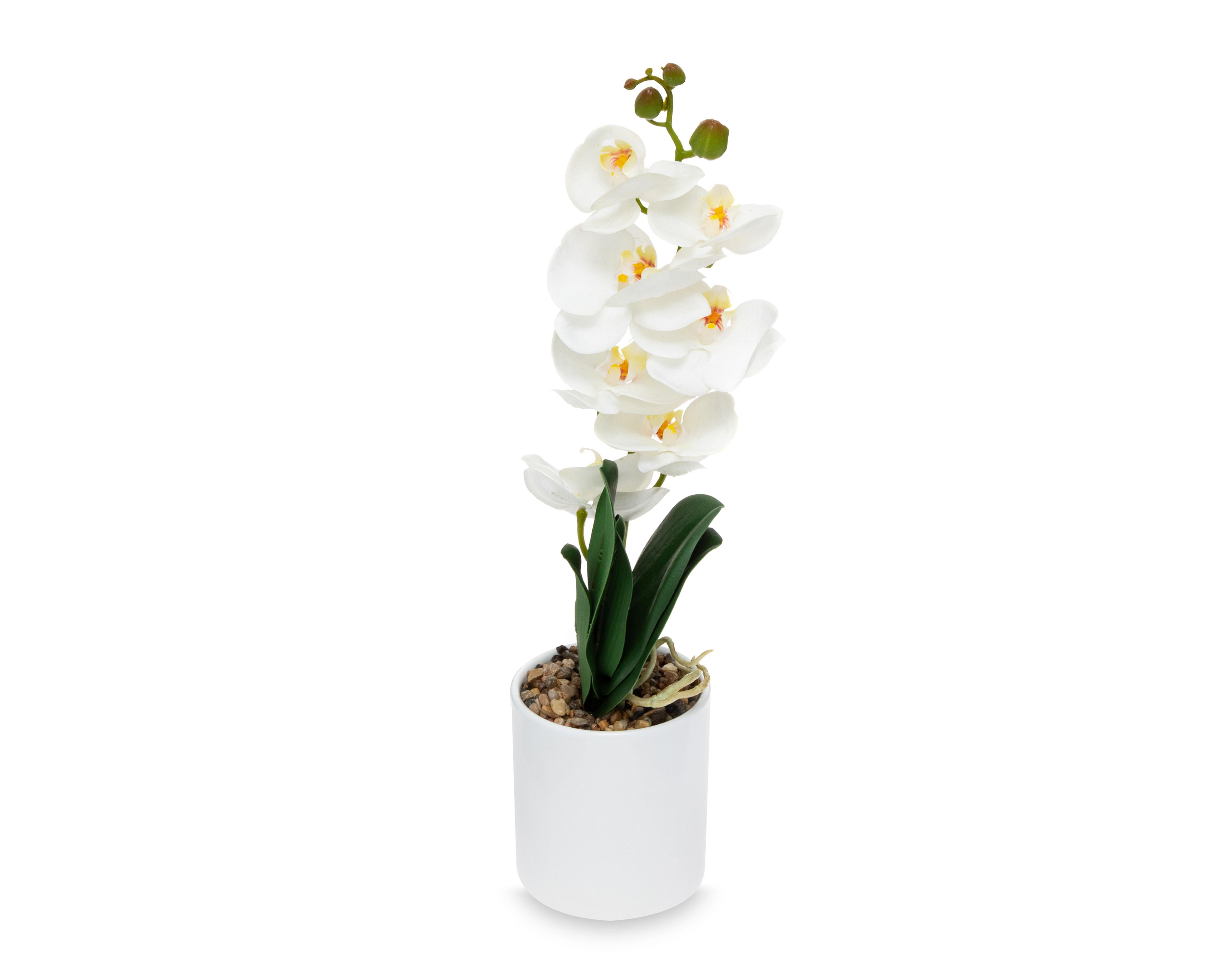 Foto 3 pulgar | Orquídea Artificial con Maceta 46 cm