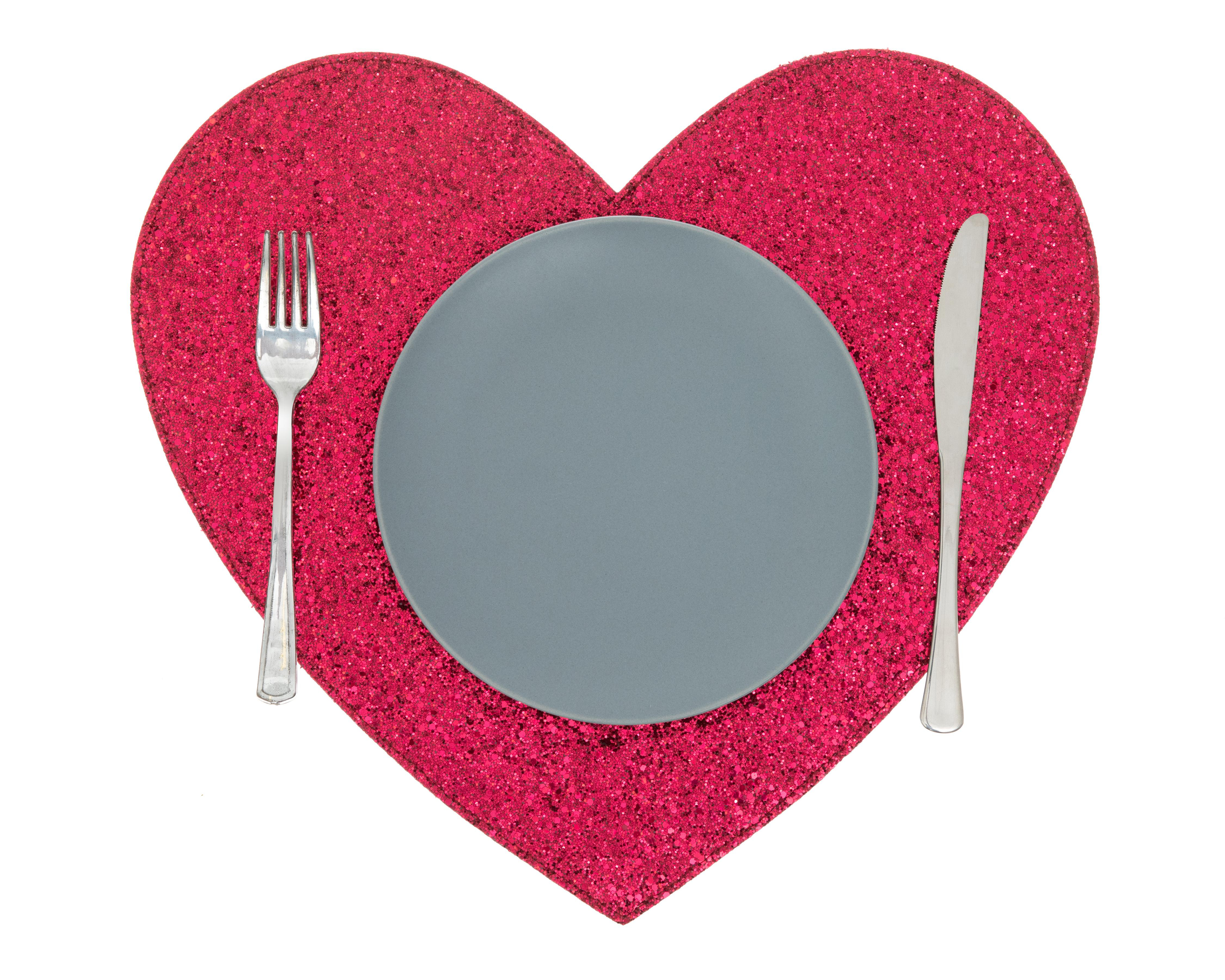 Foto 3 pulgar | Mantel Individual Starhaus Lover Rojo 4 Piezas