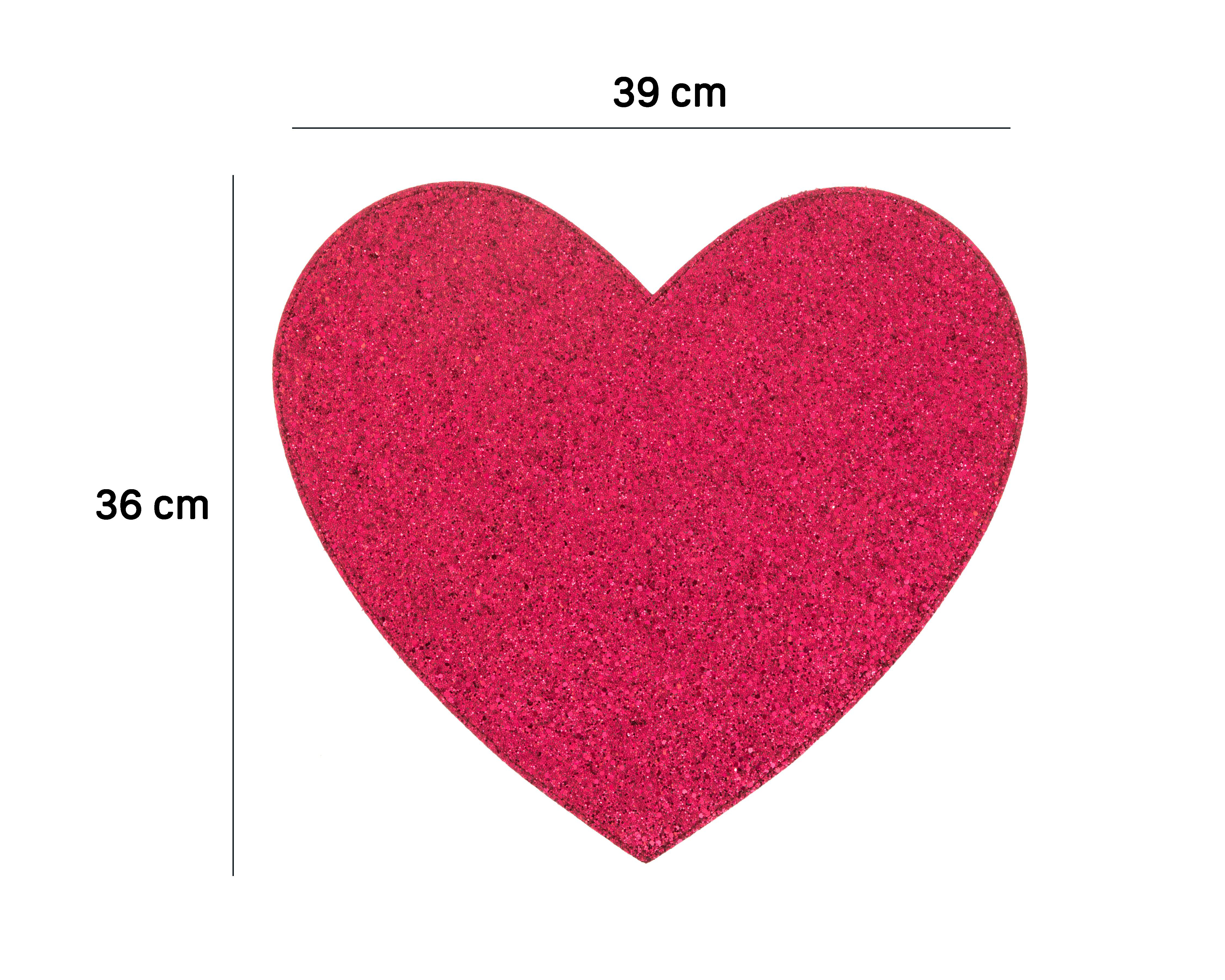 Foto 6 | Mantel Individual Starhaus Lover Rojo 4 Piezas