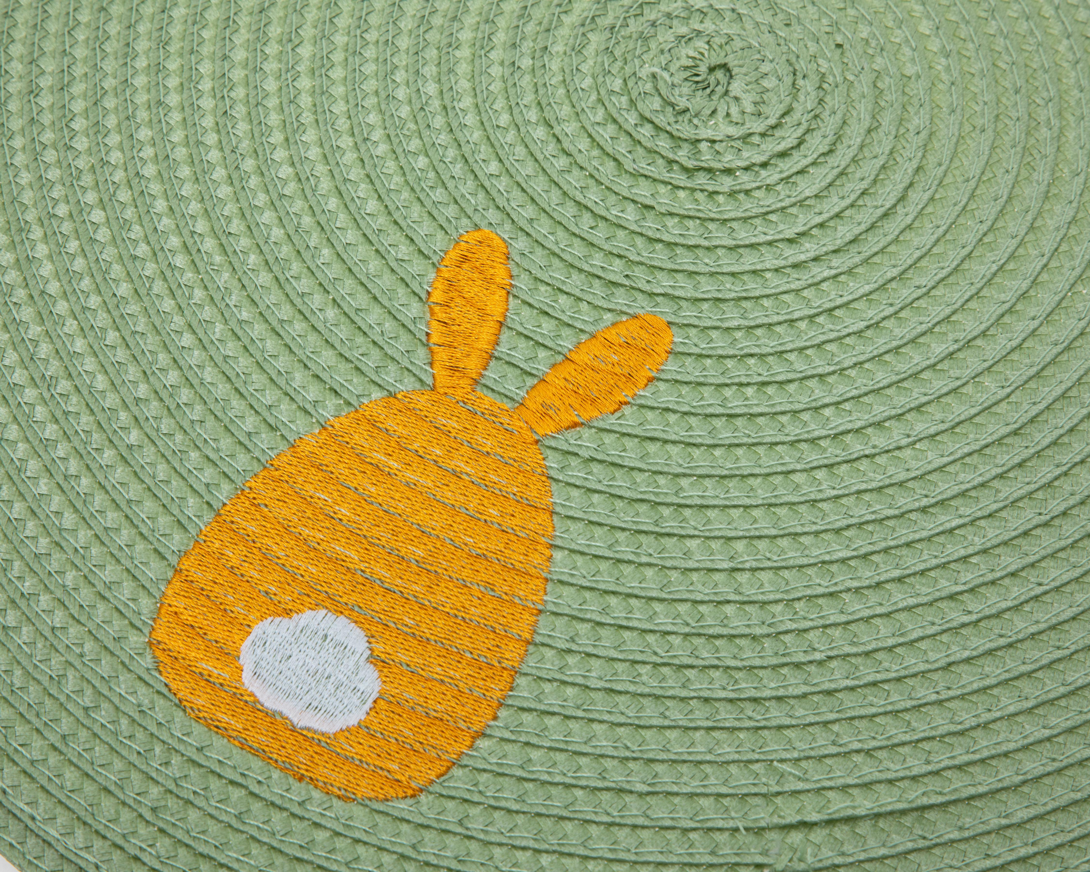 Foto 6 pulgar | Manteles Individuales Starhaus Rabbit Multicolor 4 Piezas