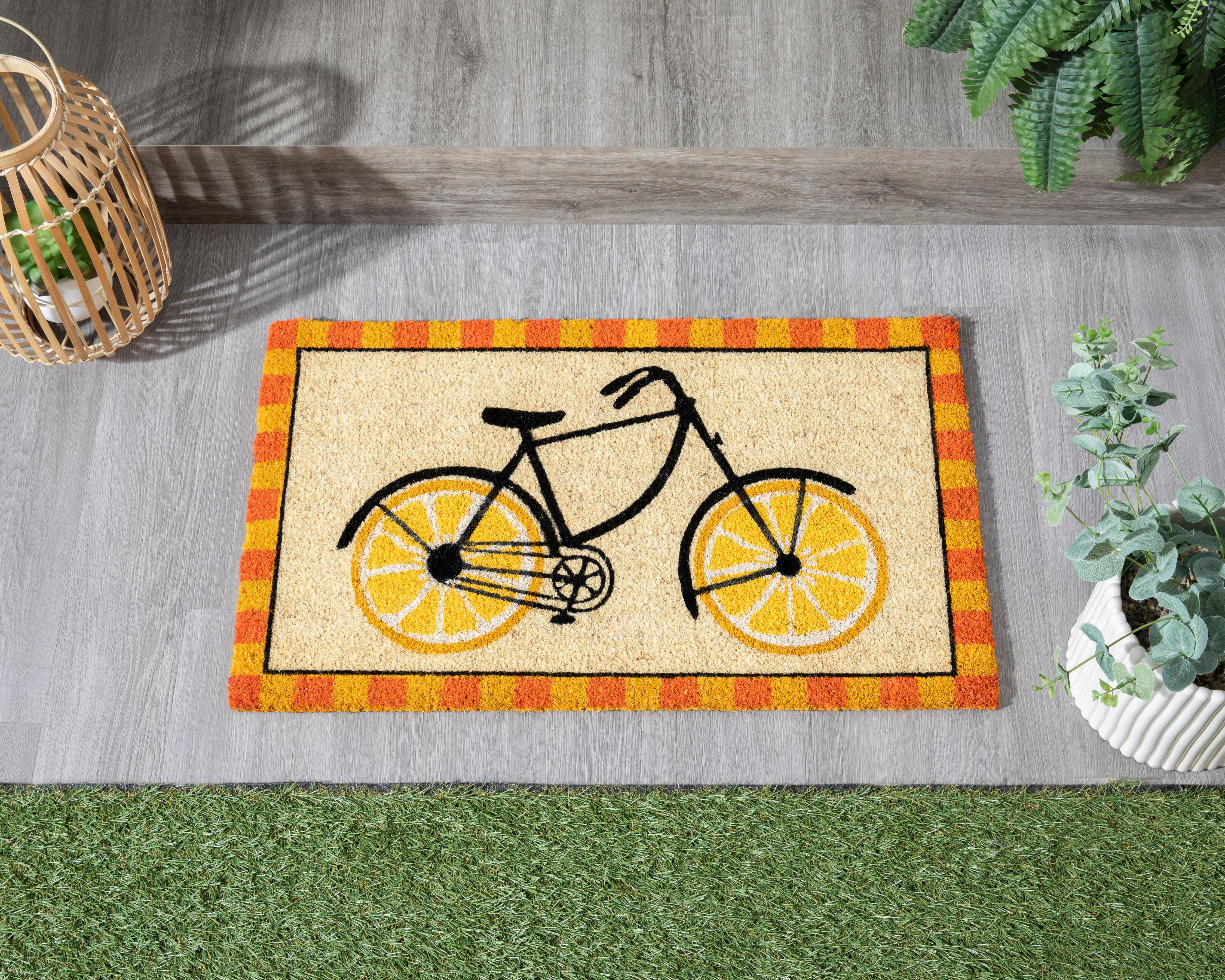 Tapete de Entrada Bicicleta 75 x 45 cm