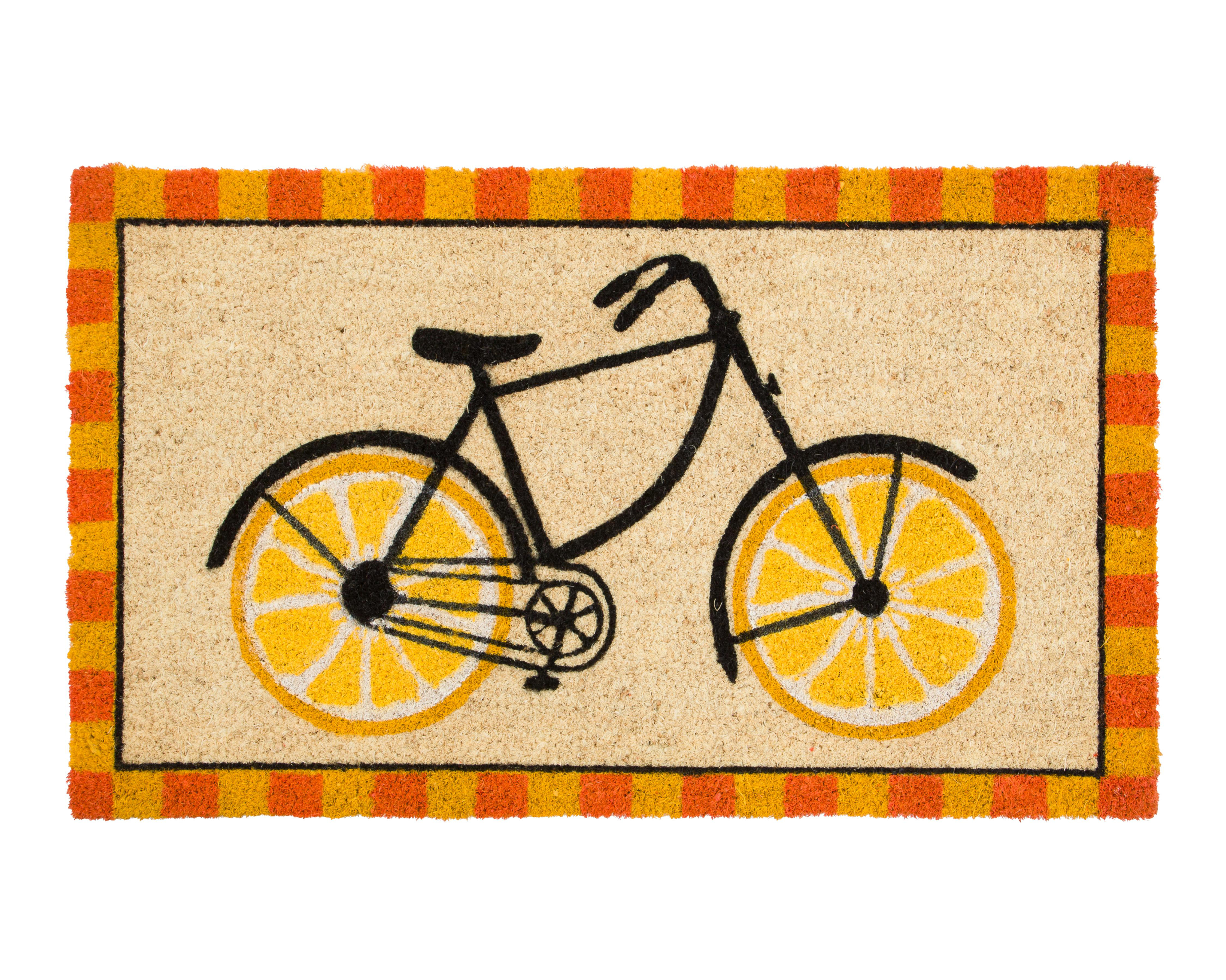 Foto 3 pulgar | Tapete de Entrada Bicicleta 75 x 45 cm