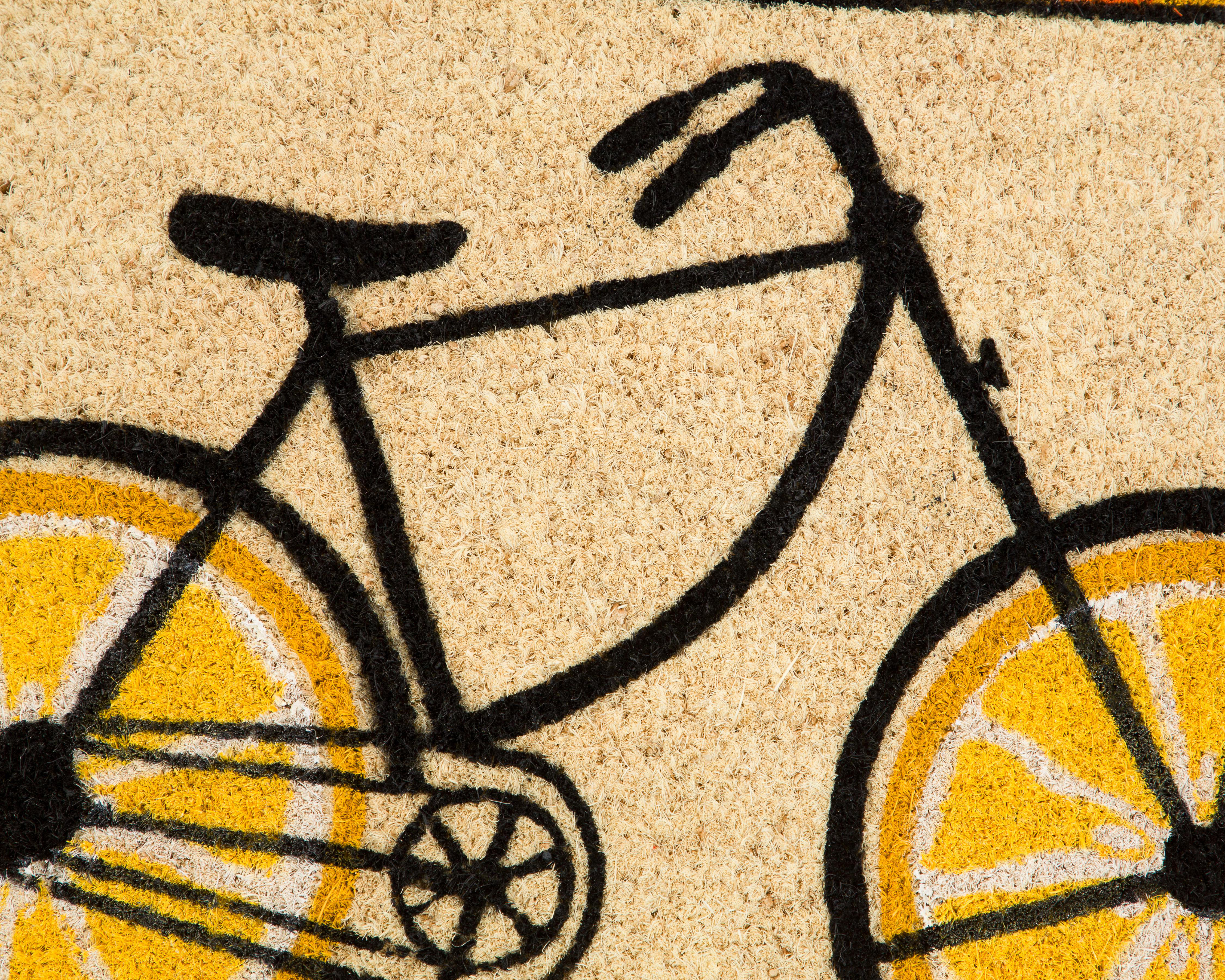 Foto 5 pulgar | Tapete de Entrada Bicicleta 75 x 45 cm