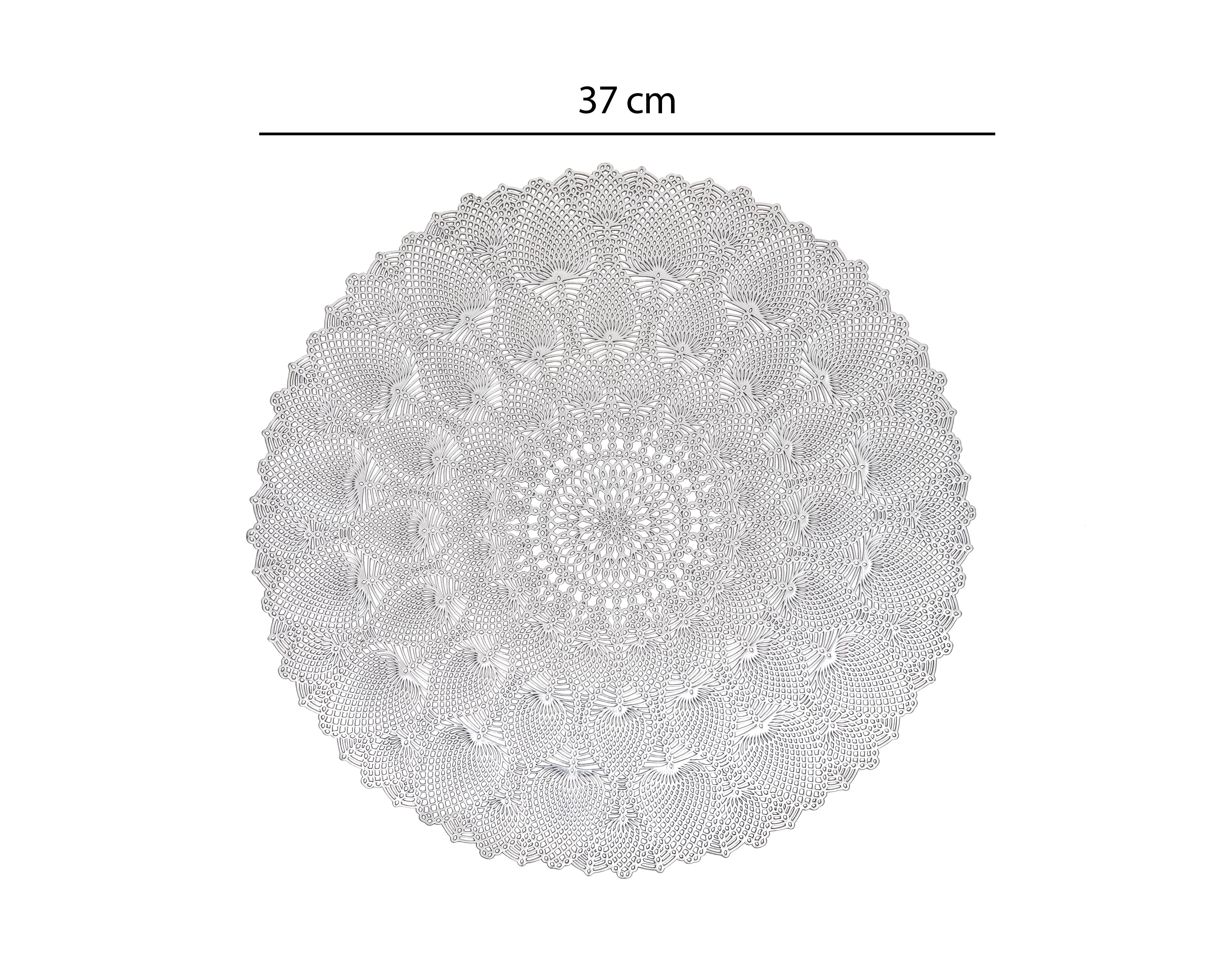 Foto 5 | Mantel Individual Starhaus Azahar Plateado 4 Piezas