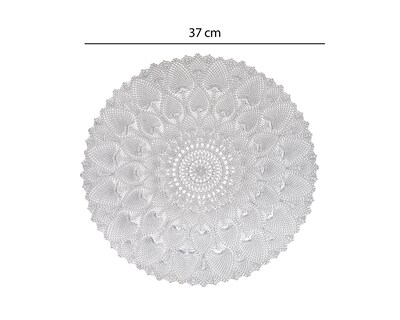 Foto 5 | Mantel Individual Starhaus Azahar Plateado 4 Piezas