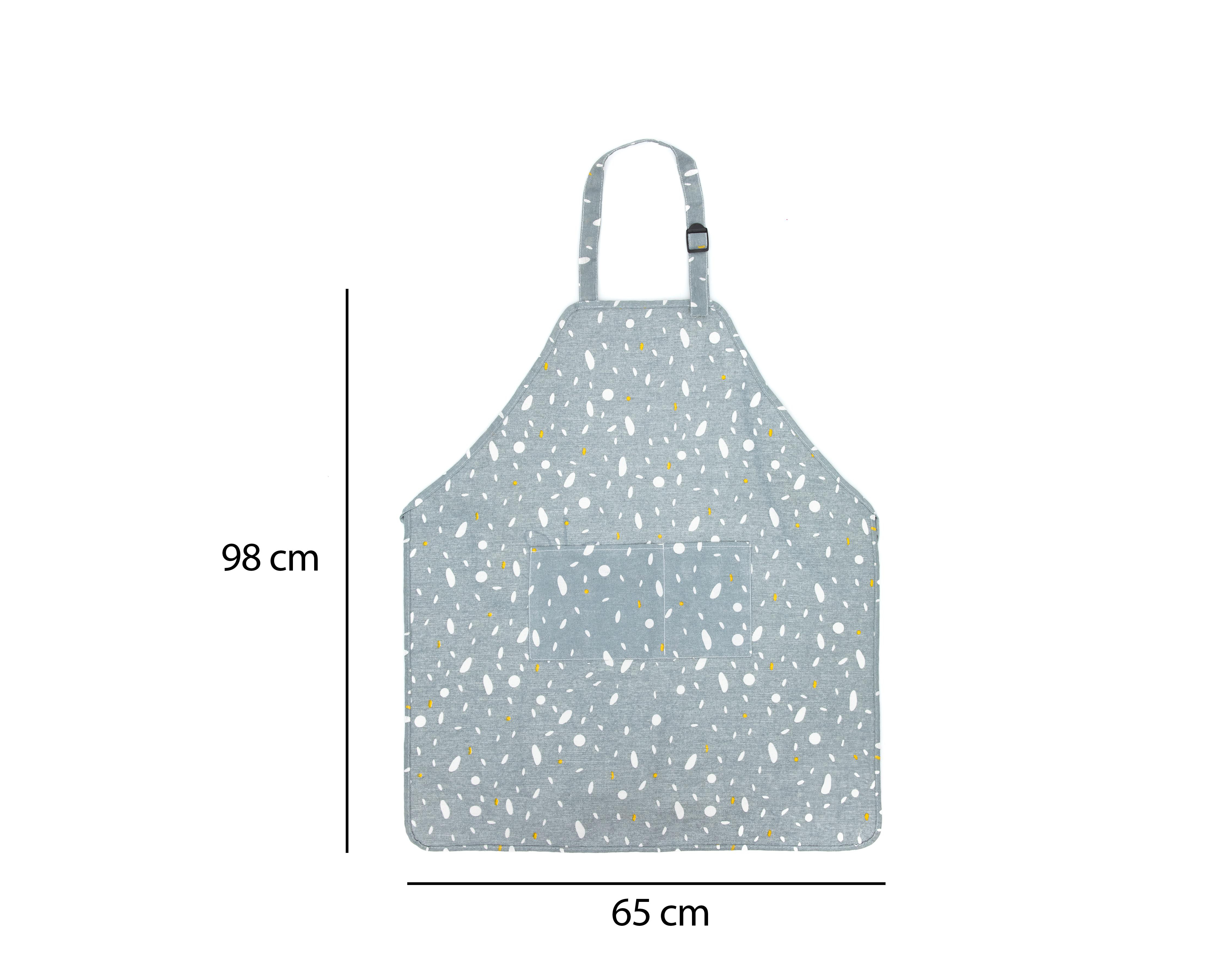 Foto 5 | Mandil Austin de Poliéster Gris