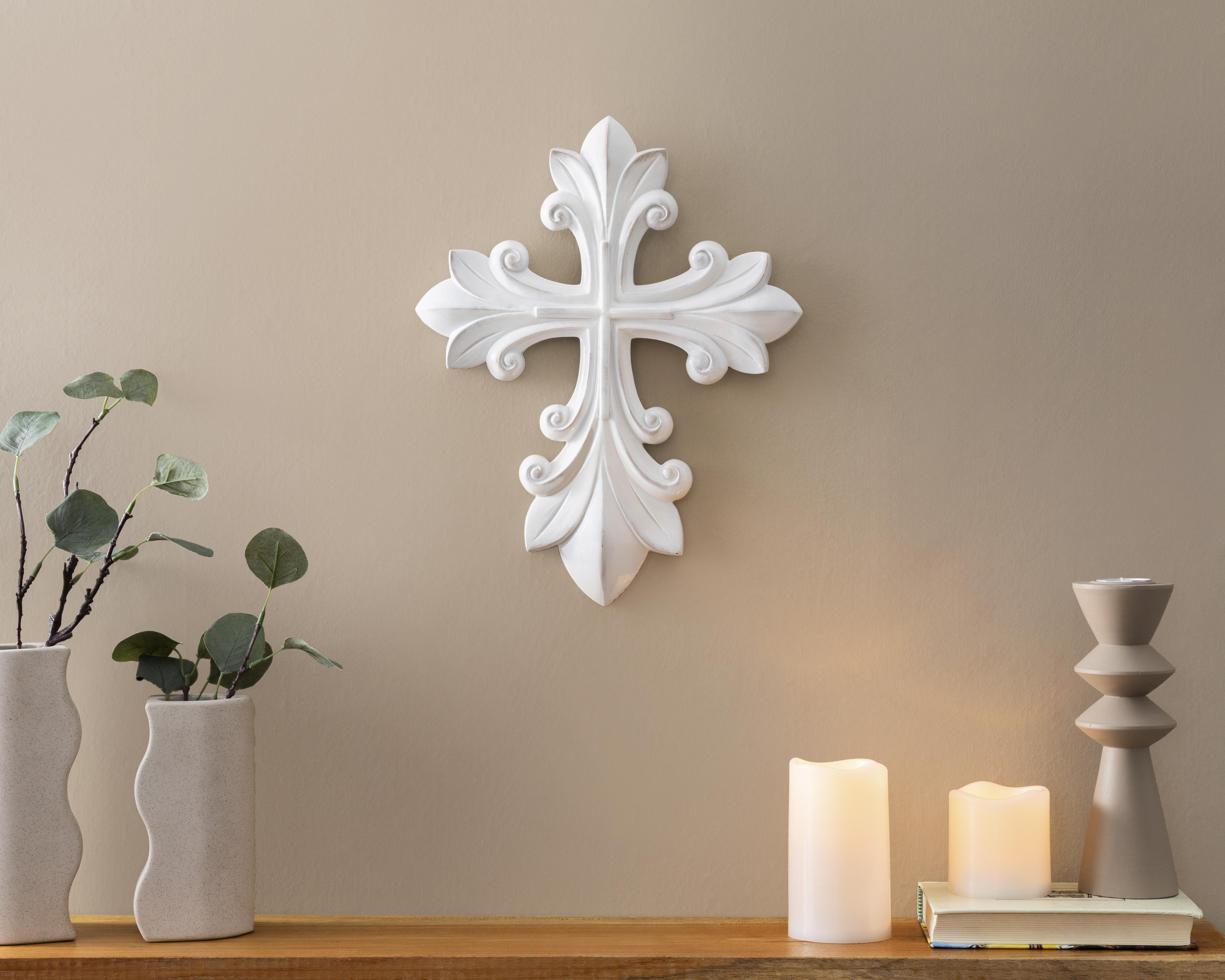 Cruz Decorativa Yuto de Resina $279