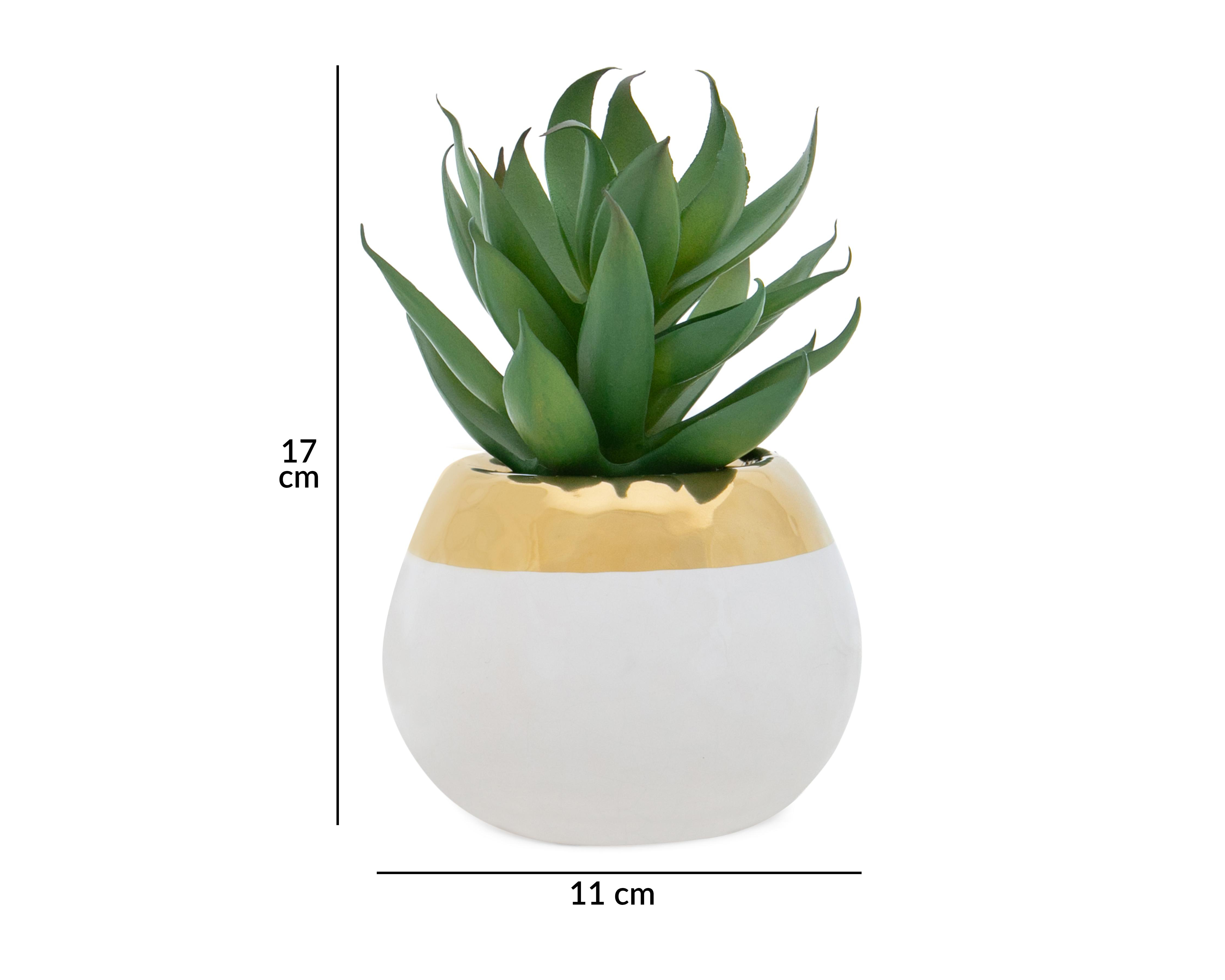 Foto 5 | Suculenta Artificial con Maceta Starhaus 17 cm