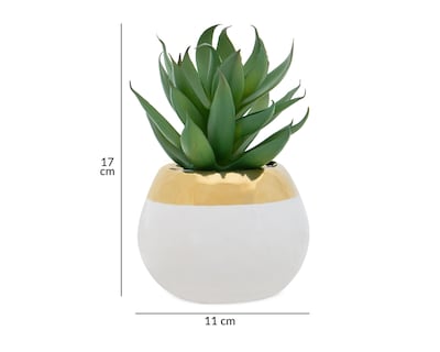 Foto 5 | Suculenta Artificial con Maceta Starhaus 17 cm