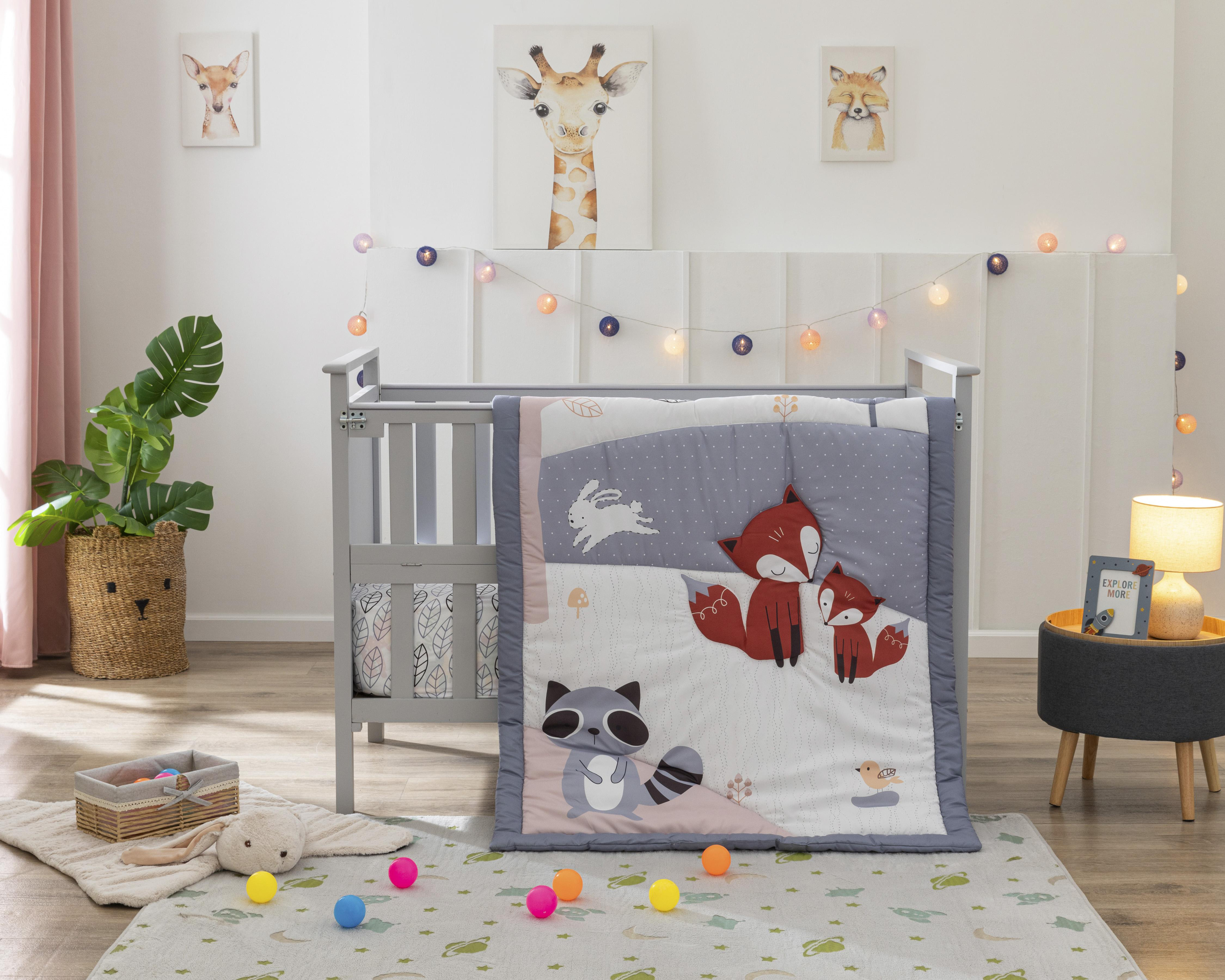Edredón y Sábana para Cuna Baby Colors Bosque Baby $439