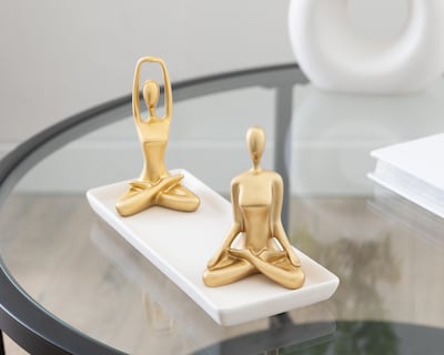 Foto 4 | Escultura Yoga Sahatra de Resina