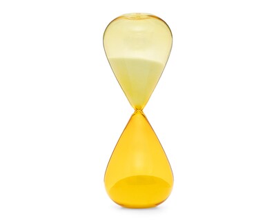 Foto 1 | Escultura Reloj de Arena Sage de Vidrio