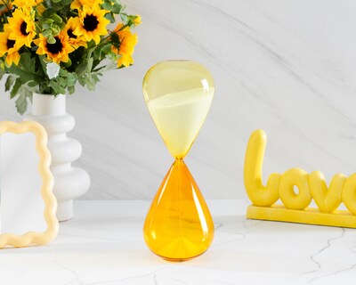 Foto 4 | Escultura Reloj de Arena Sage de Vidrio