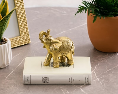 Foto 5 | Escultura de Elefante Fany