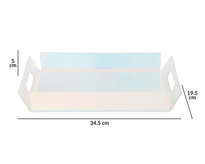 Foto 5 | Charola Decorativa Rectangular Sagreen de Acrílico
