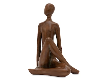 Foto 1 | Escultura de Mujer Sentada Adrienne de Poliresina