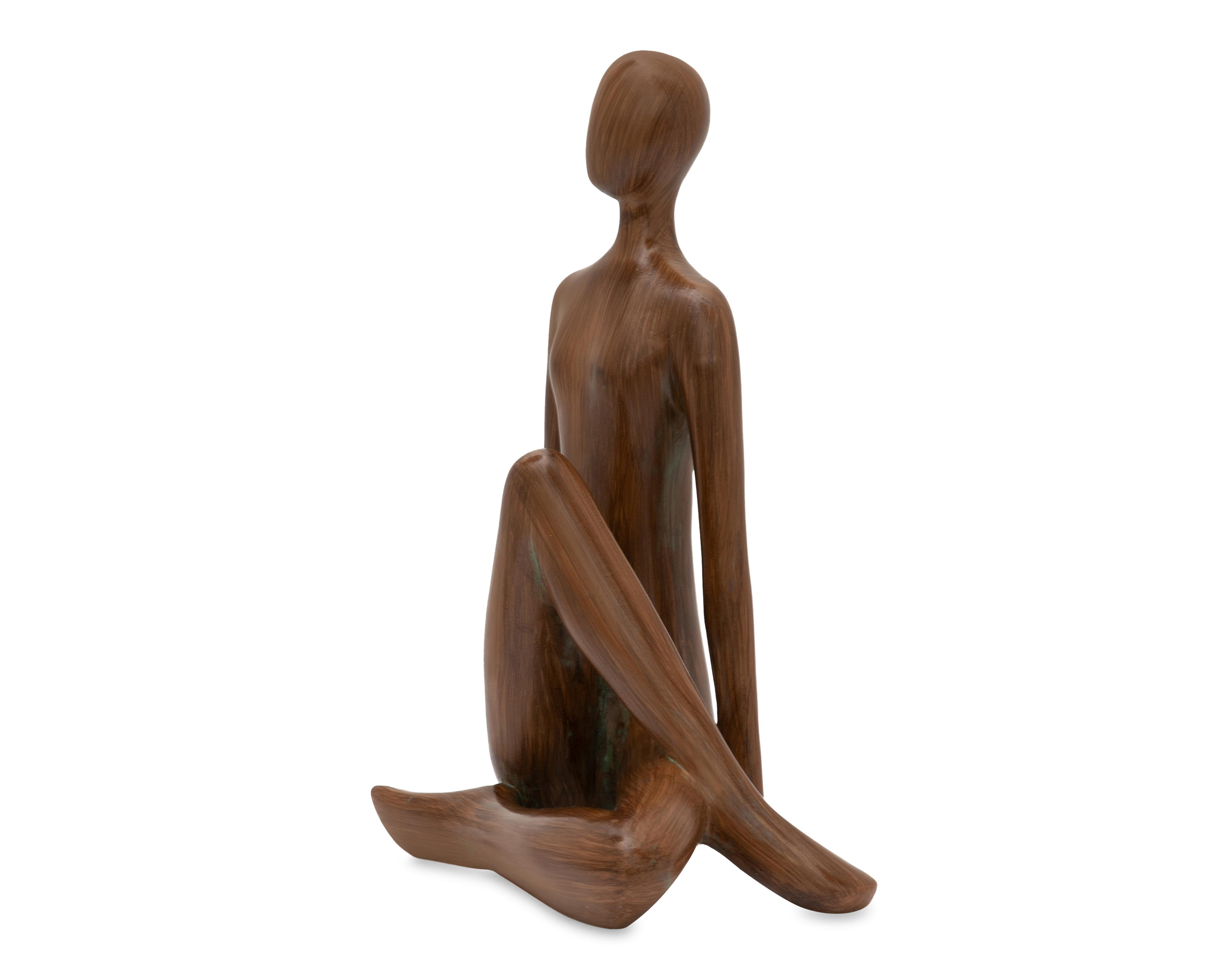 Foto 2 | Escultura de Mujer Sentada Adrienne de Poliresina