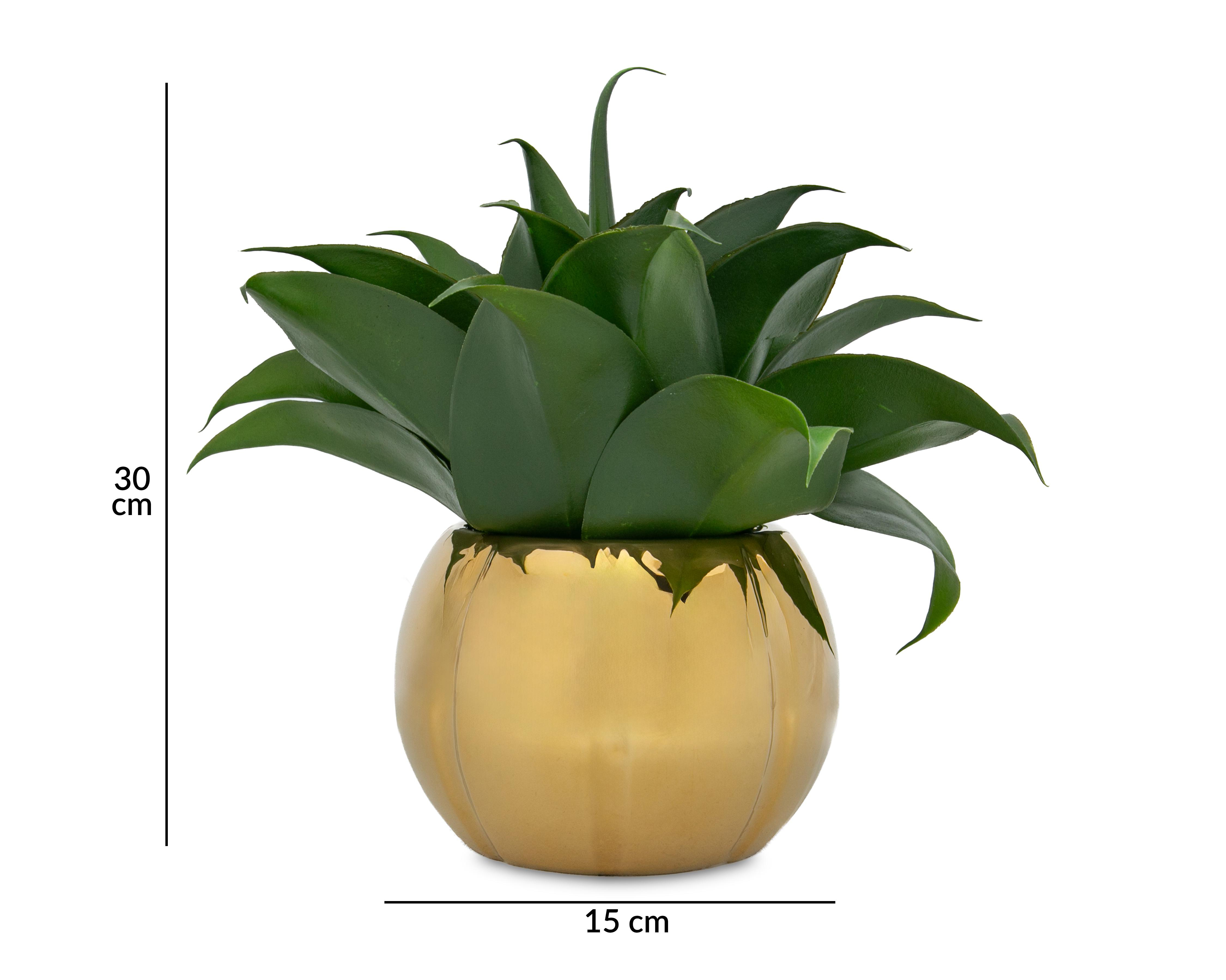 Foto 5 | Sábila Artificial con Maceta Starhaus 30 cm