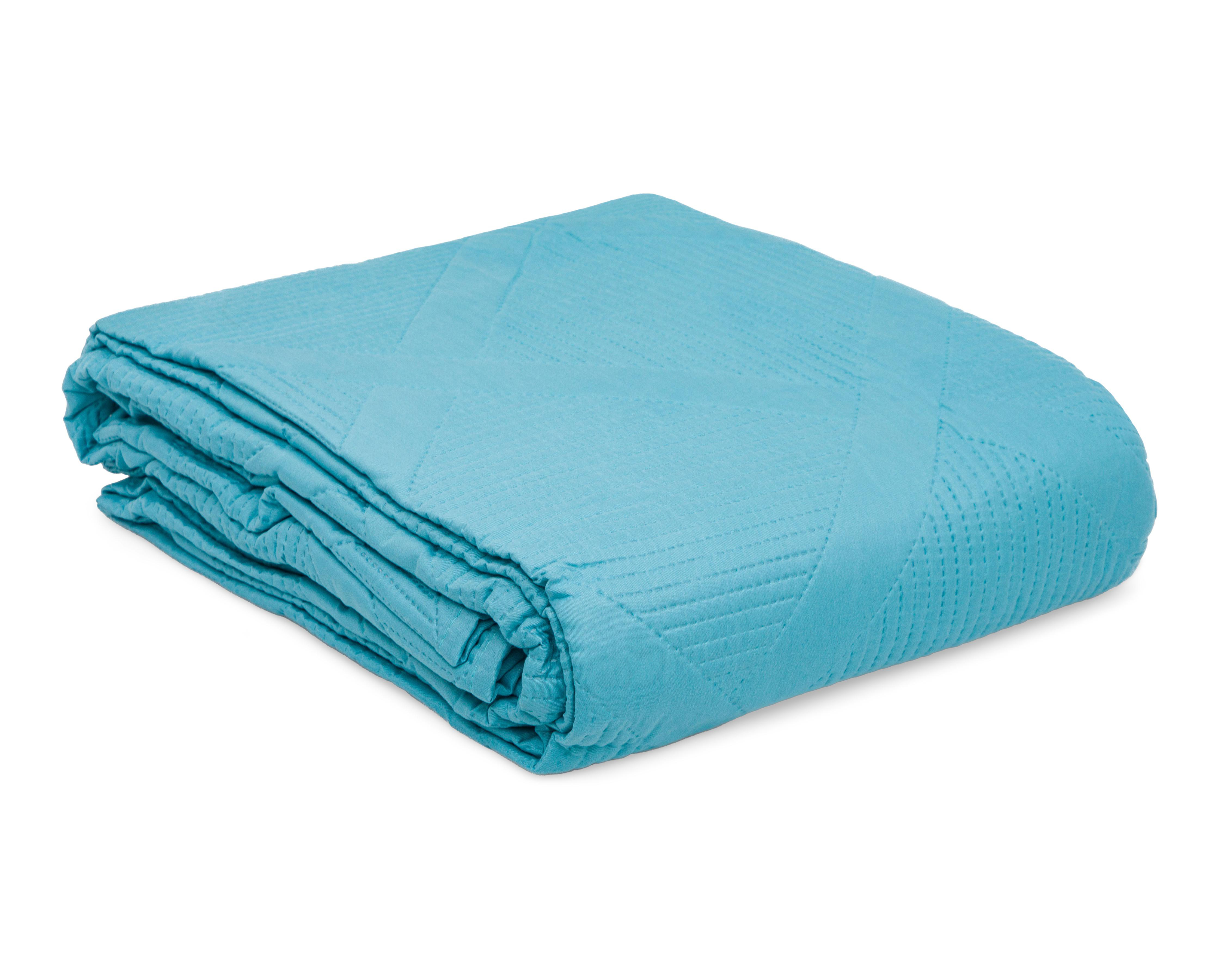 Foto 1 | Colcha King Size Starhaus Andorra Azul 3 Piezas